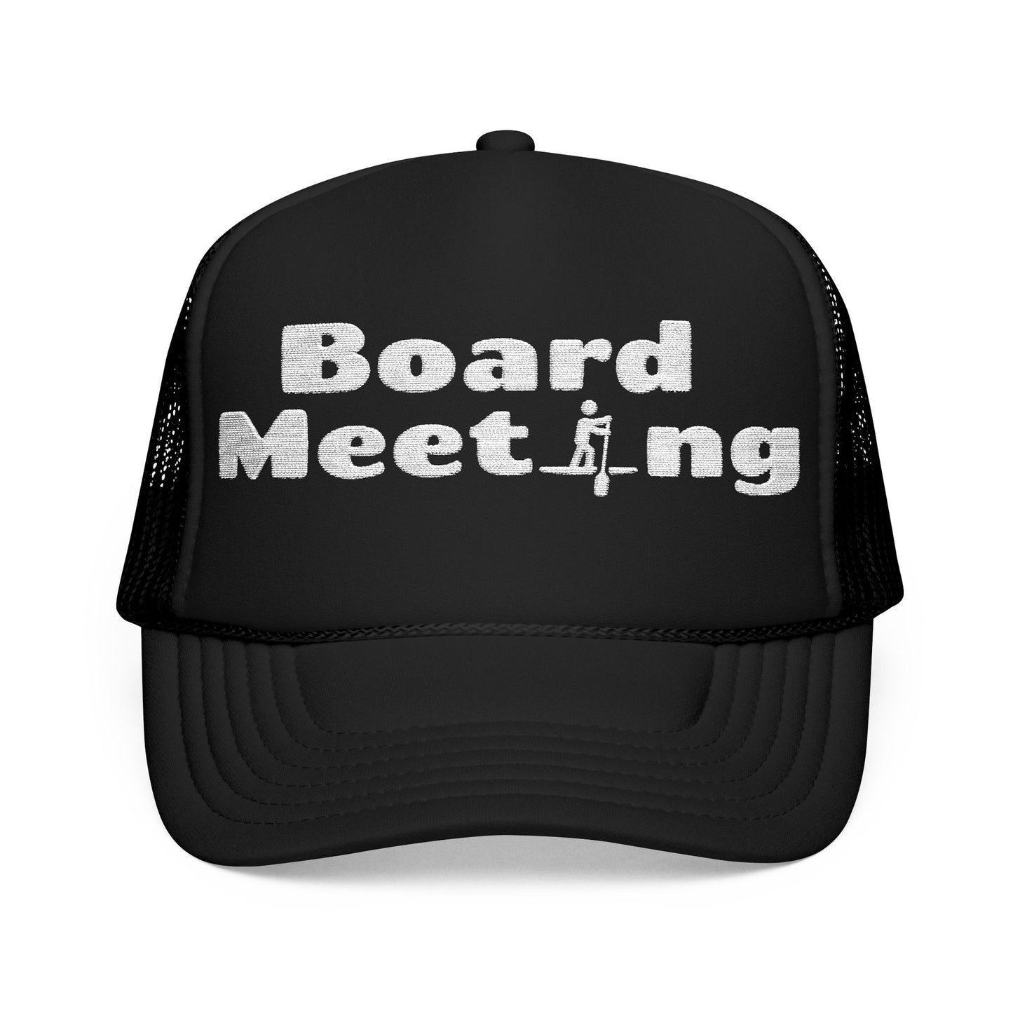 Board Meeting Embroidered Trucker Hat
