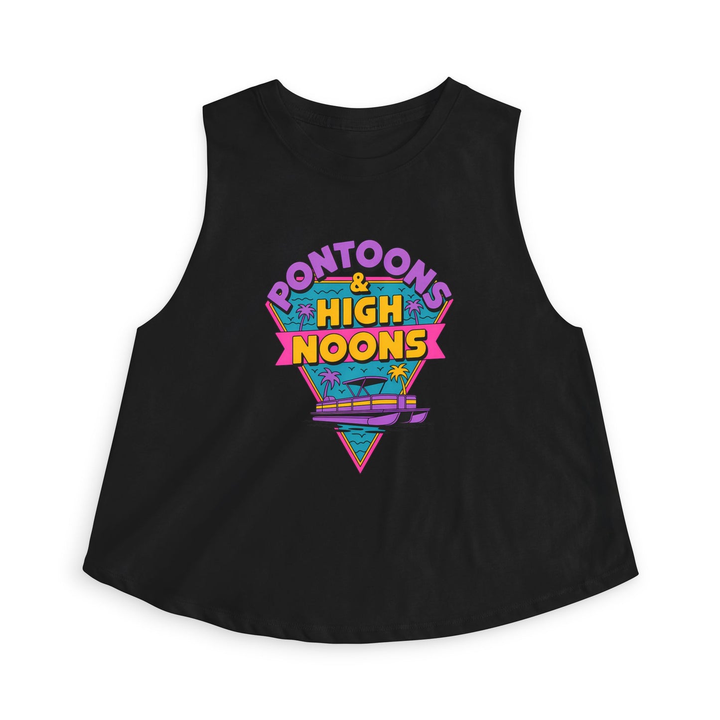 Pontoons & High Noons Cropped Tank