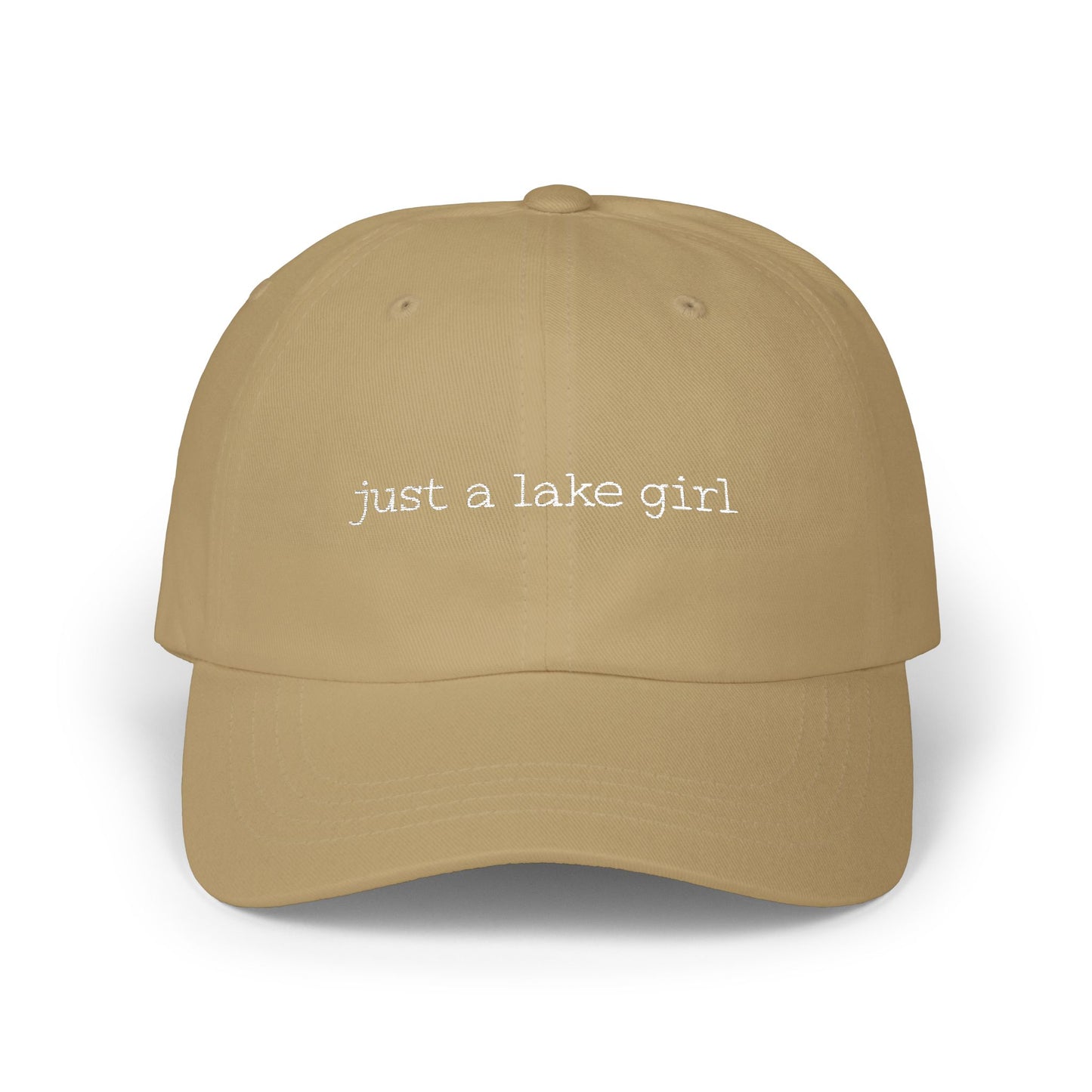 Just a Lake Girl Embroidered Hat