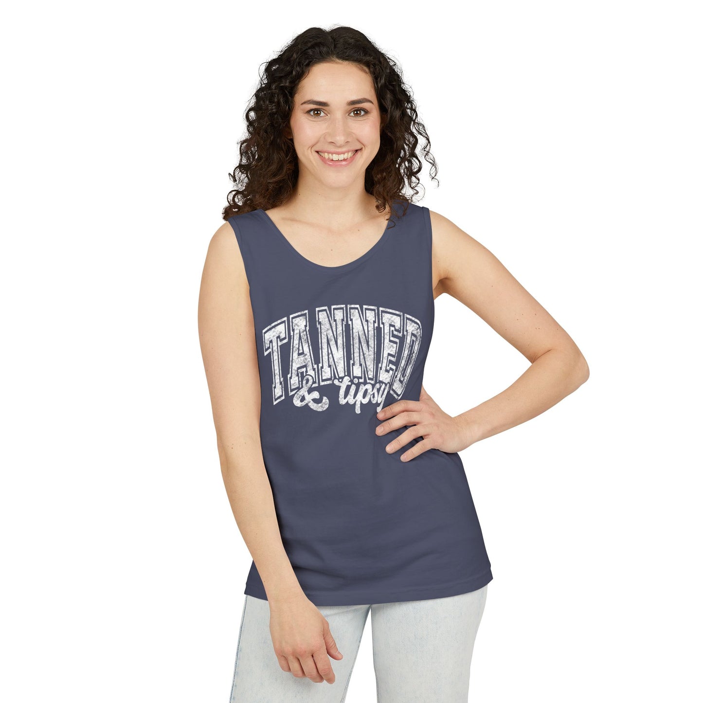 Tanked & Tipsy- Comfort Colors Tank