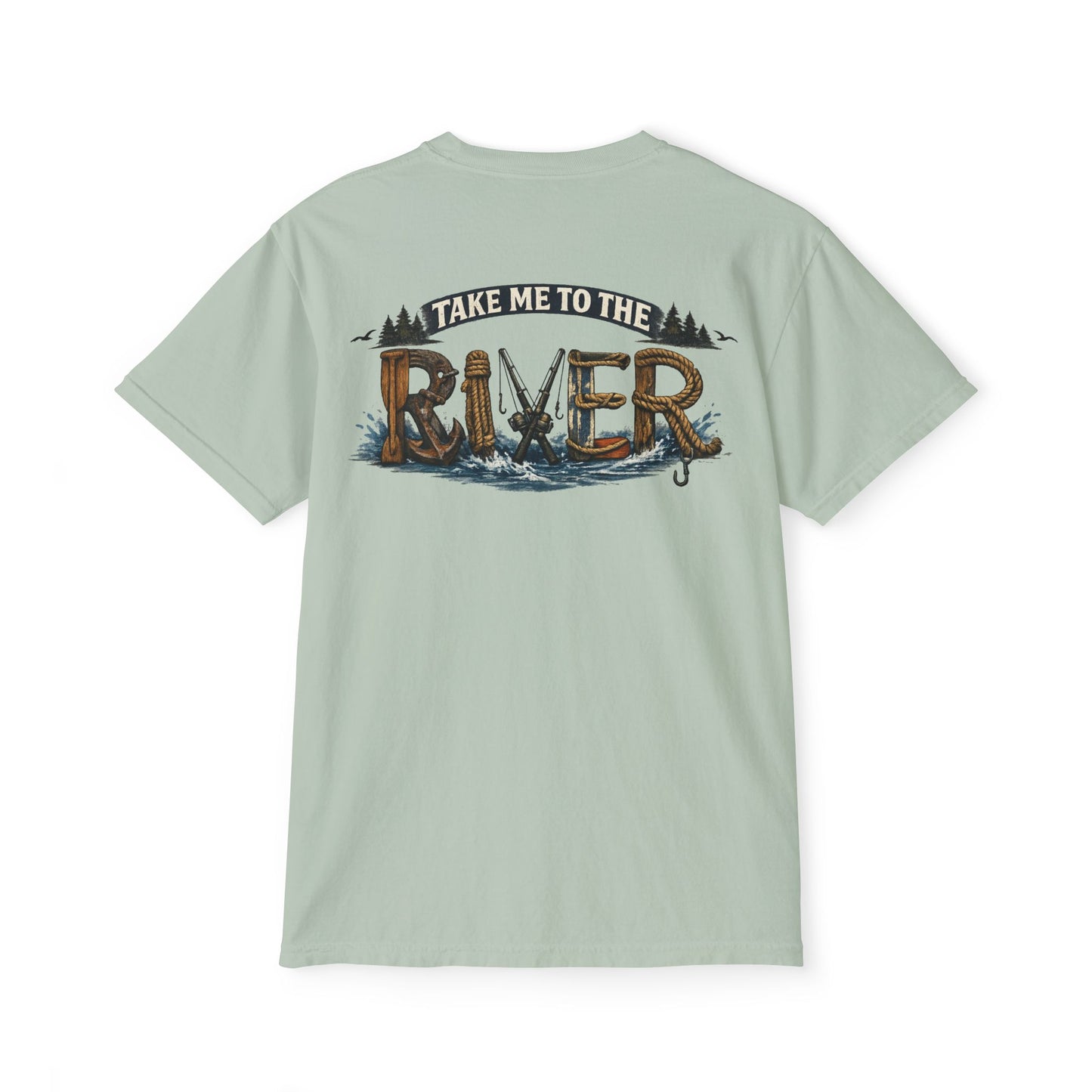 Take Me to the River Comfort Colors Pocket T-Shirt