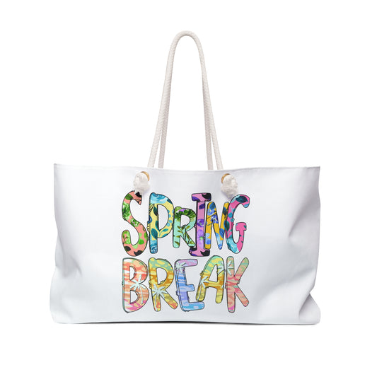 Spring Break Weekender Bag