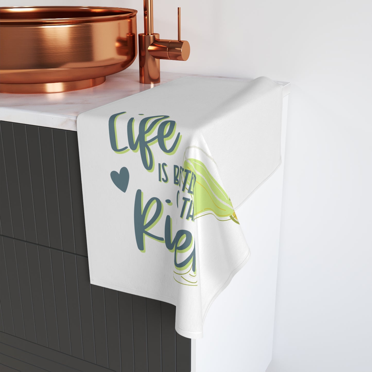 Life Is Better On The River Hand Towel