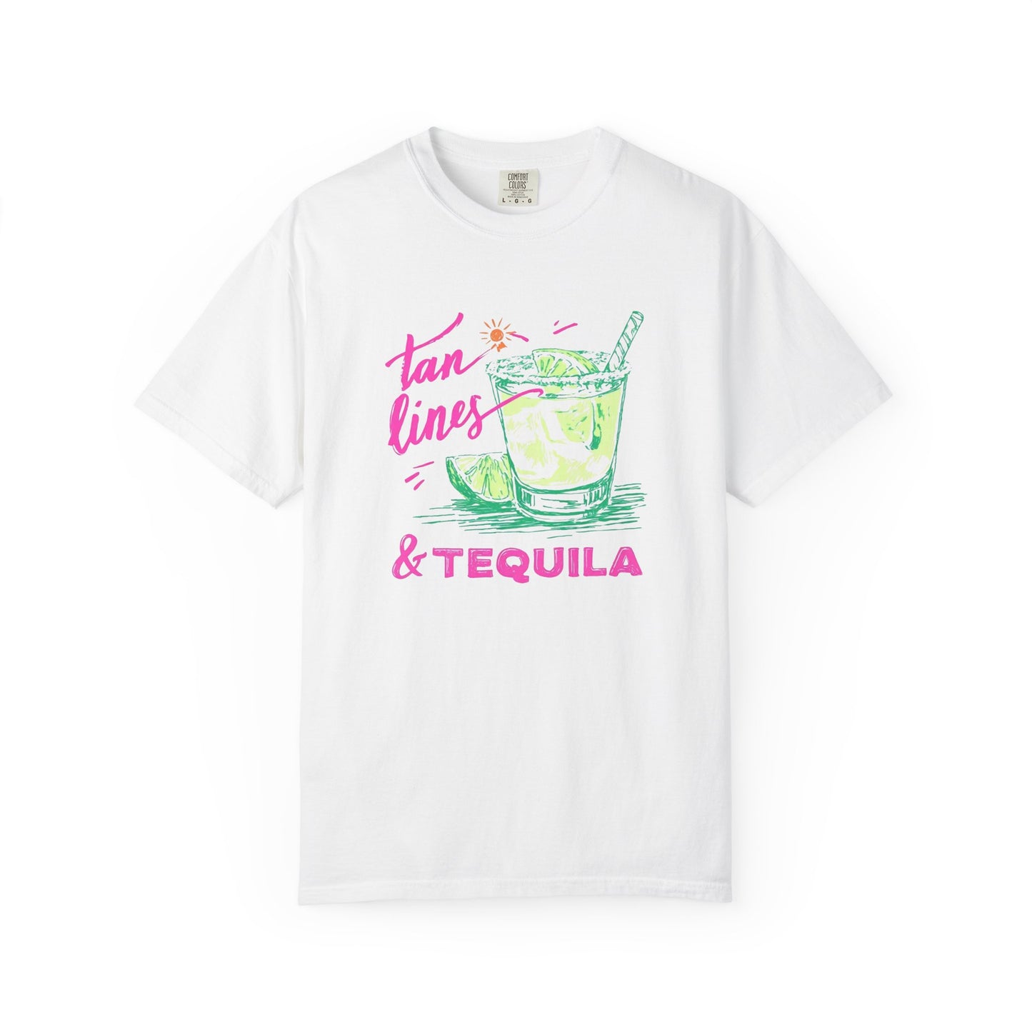 Tan Lines & Tequila- Comfort Colors T-shirt