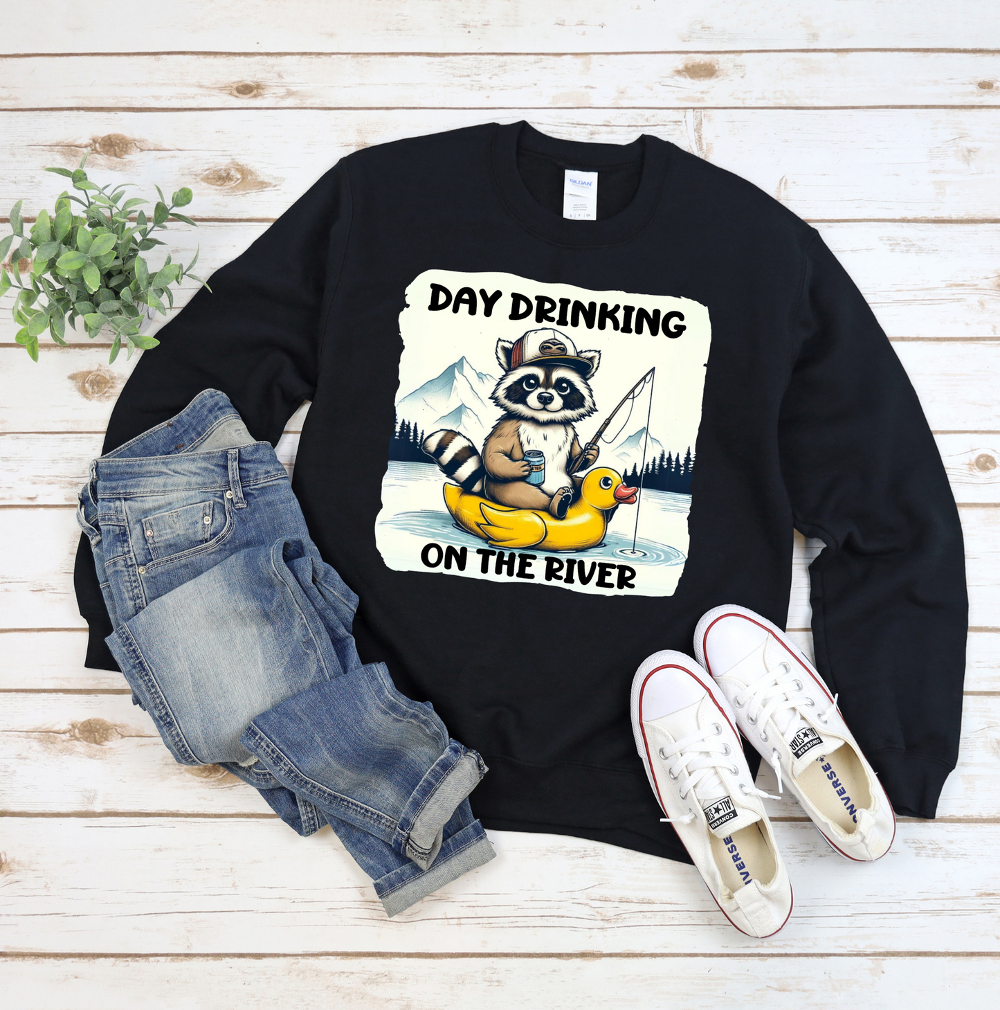 Day Drinking on the River- Sweatshirt