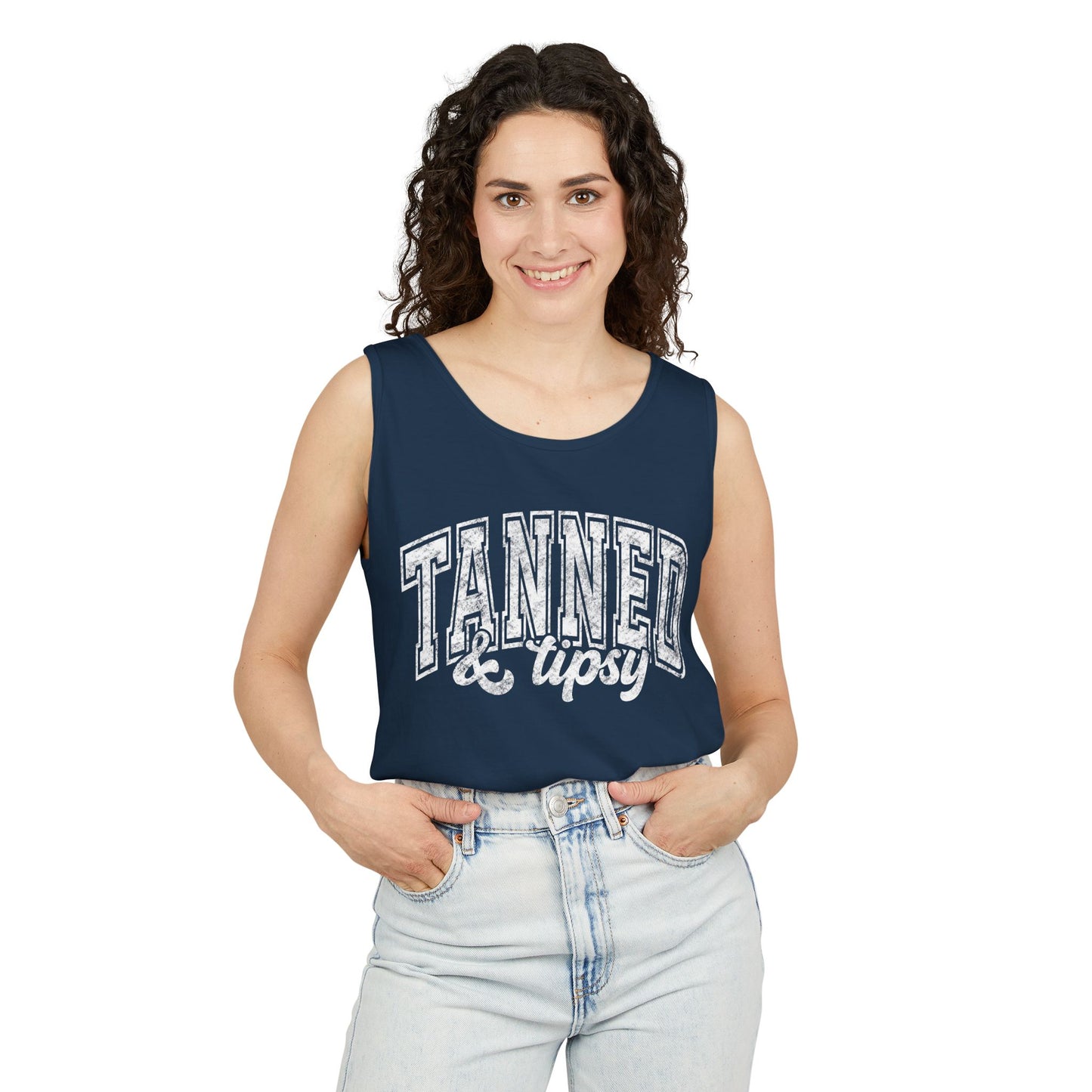 Tanked & Tipsy- Comfort Colors Tank