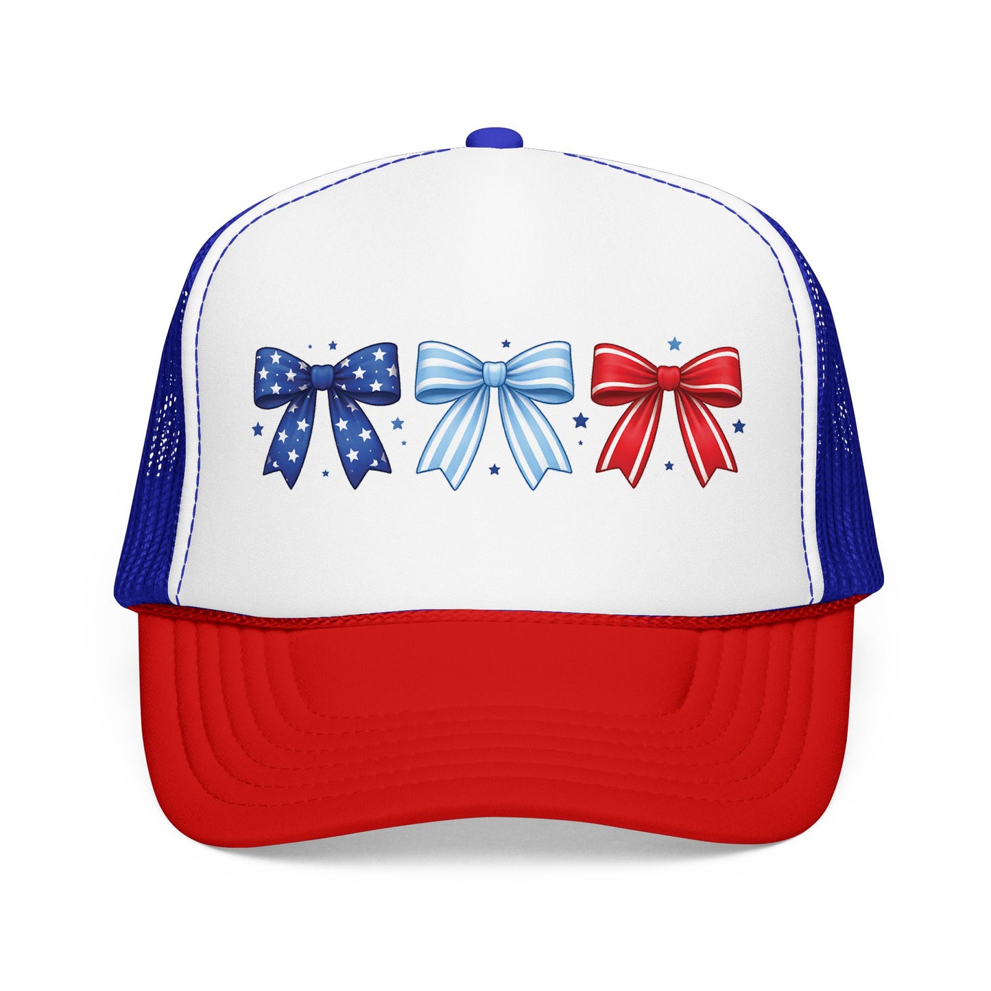 Patriotic Bow Trucker Hat