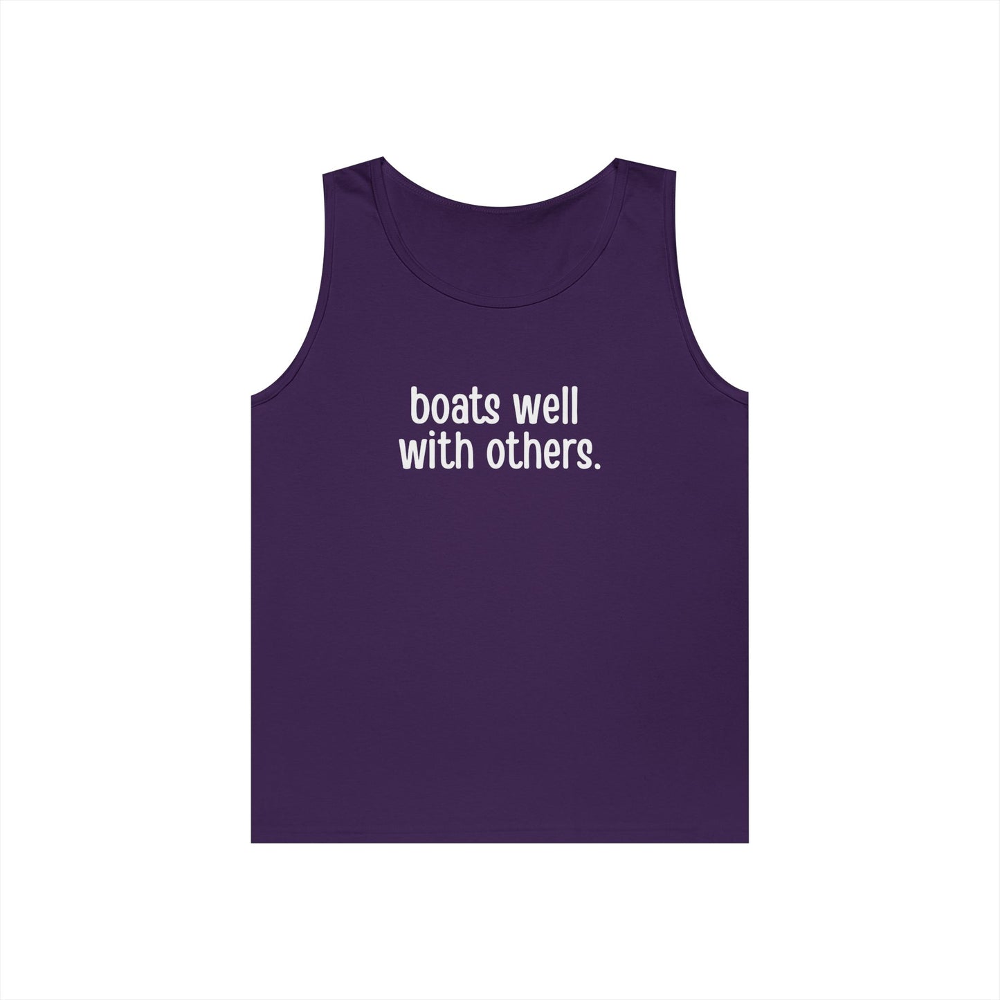 Boats Well With Others Tank Top