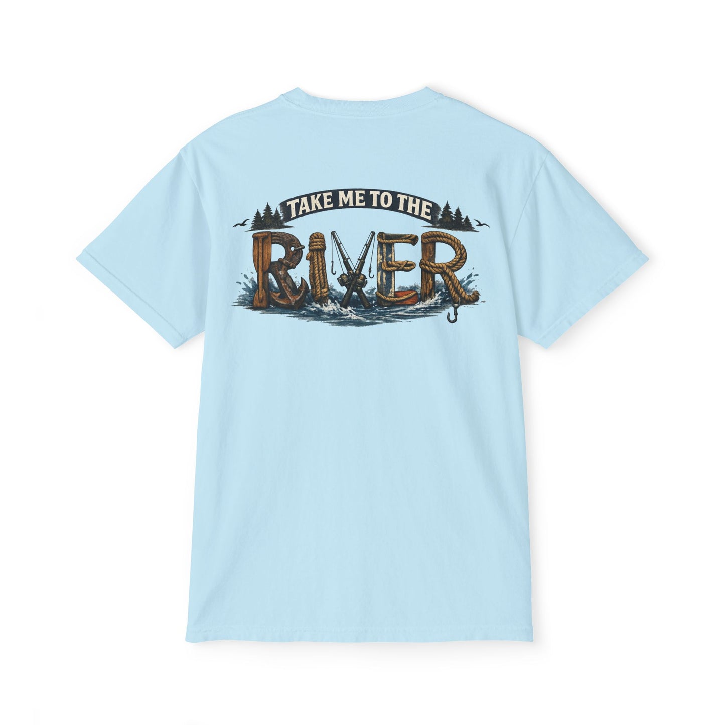 Take Me to the River Comfort Colors Pocket T-Shirt