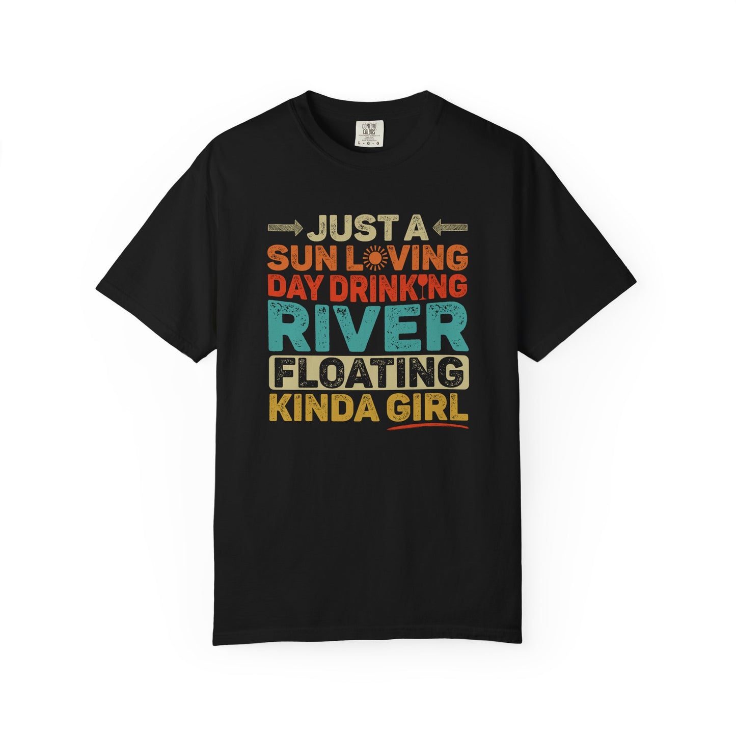 River Floating Graphic T-Shirt- Comfort Colors
