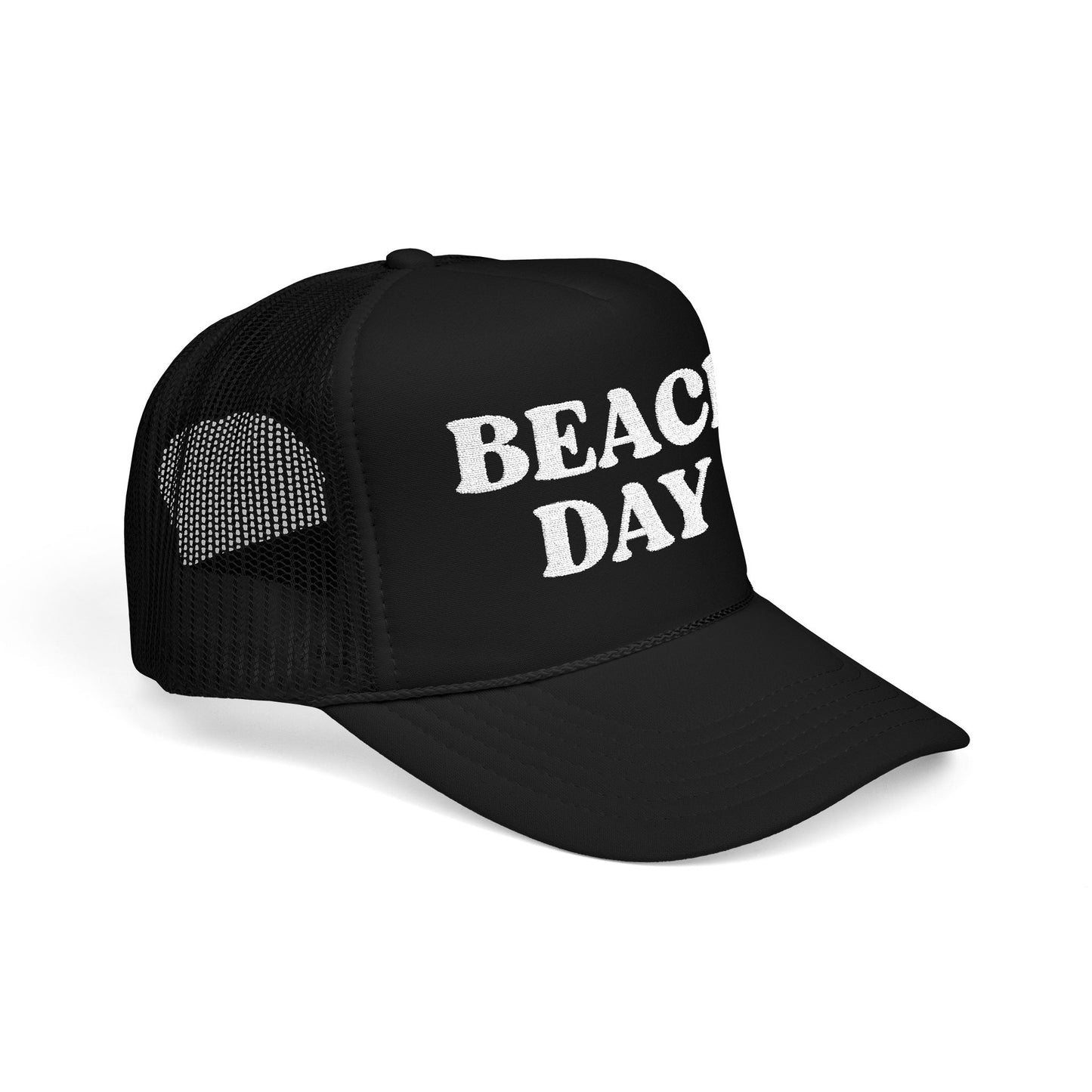 Beach Day- Embroidered Foam Trucker Hat