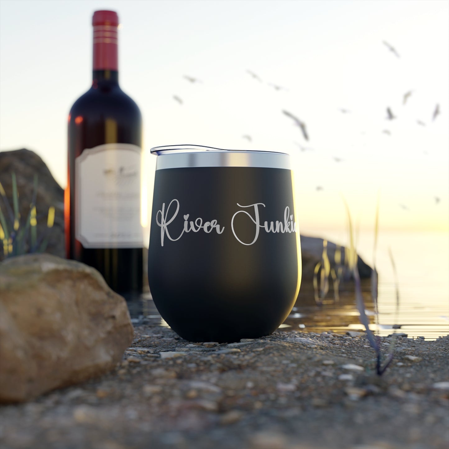River Junkie-12oz Wine Tumbler