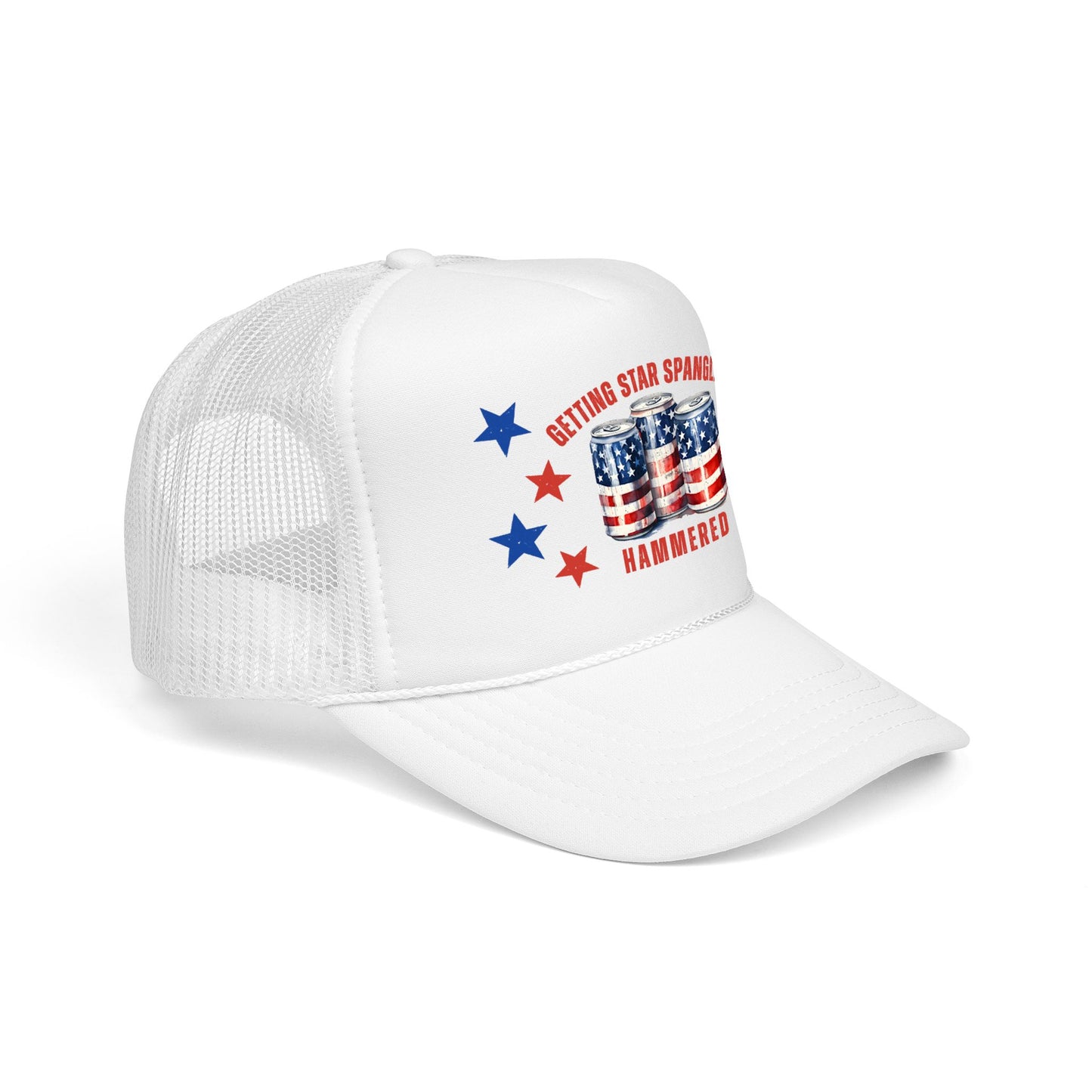 Getting Star Spangled Hammered Trucker Hat