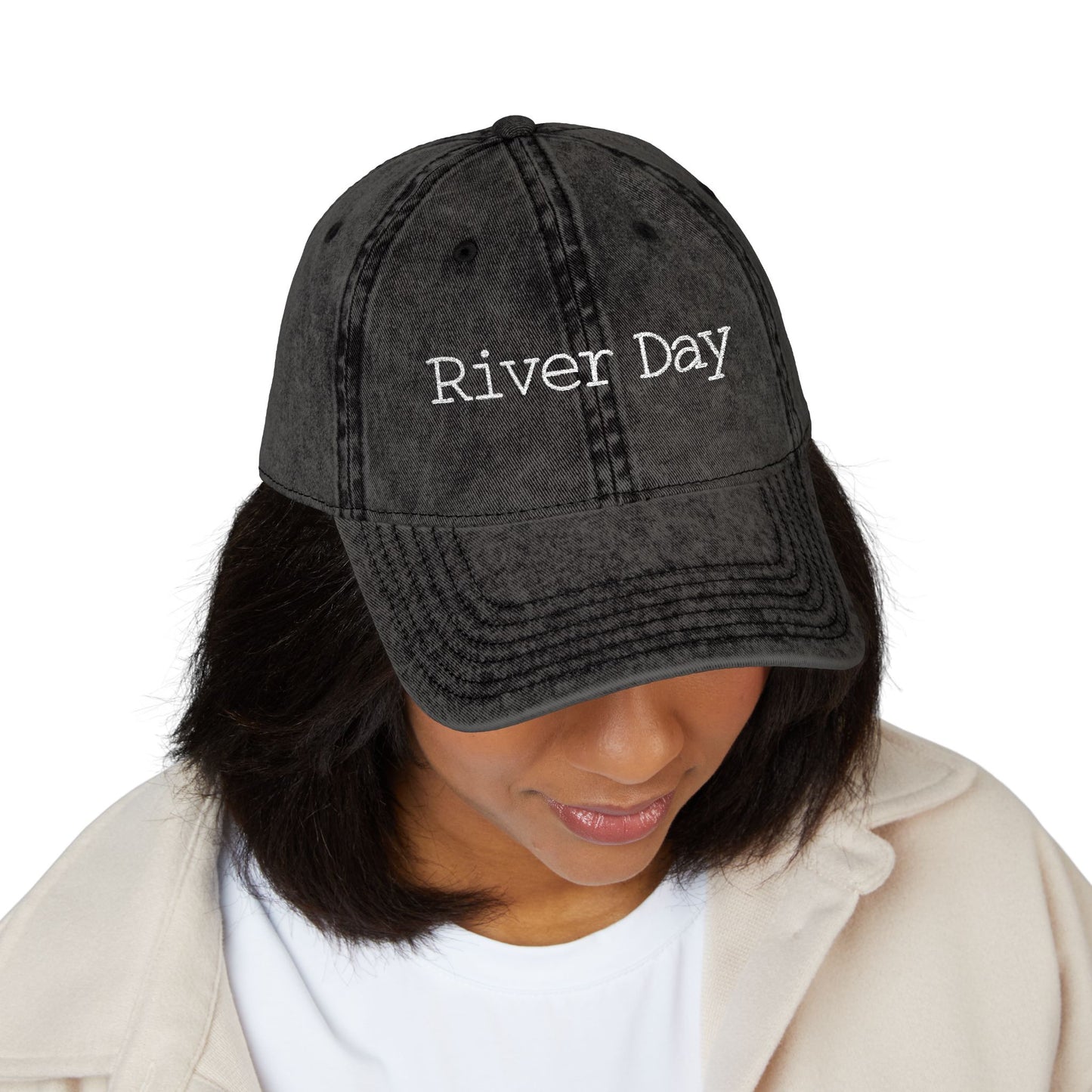 River Day Vintage Embroidered Cap