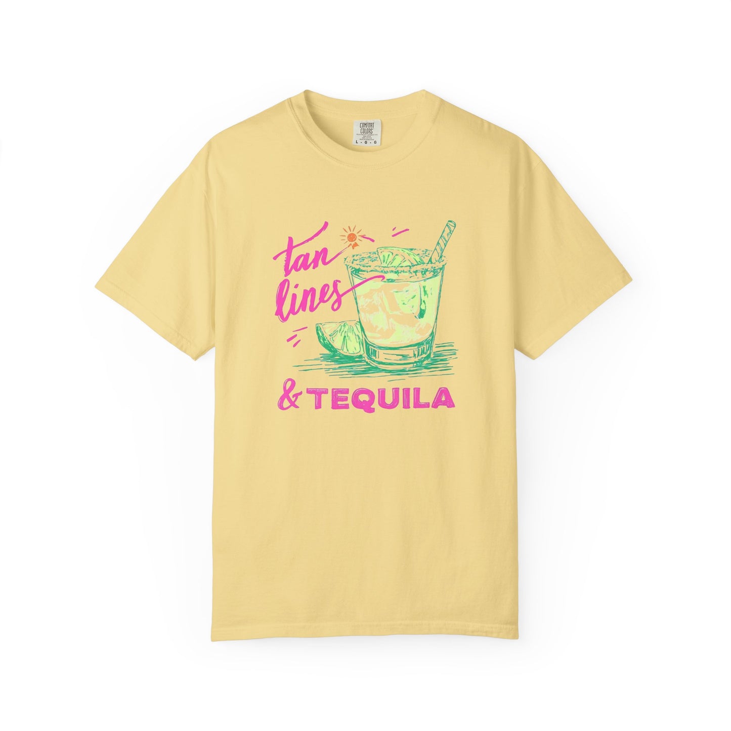 Tan Lines & Tequila- Comfort Colors T-shirt