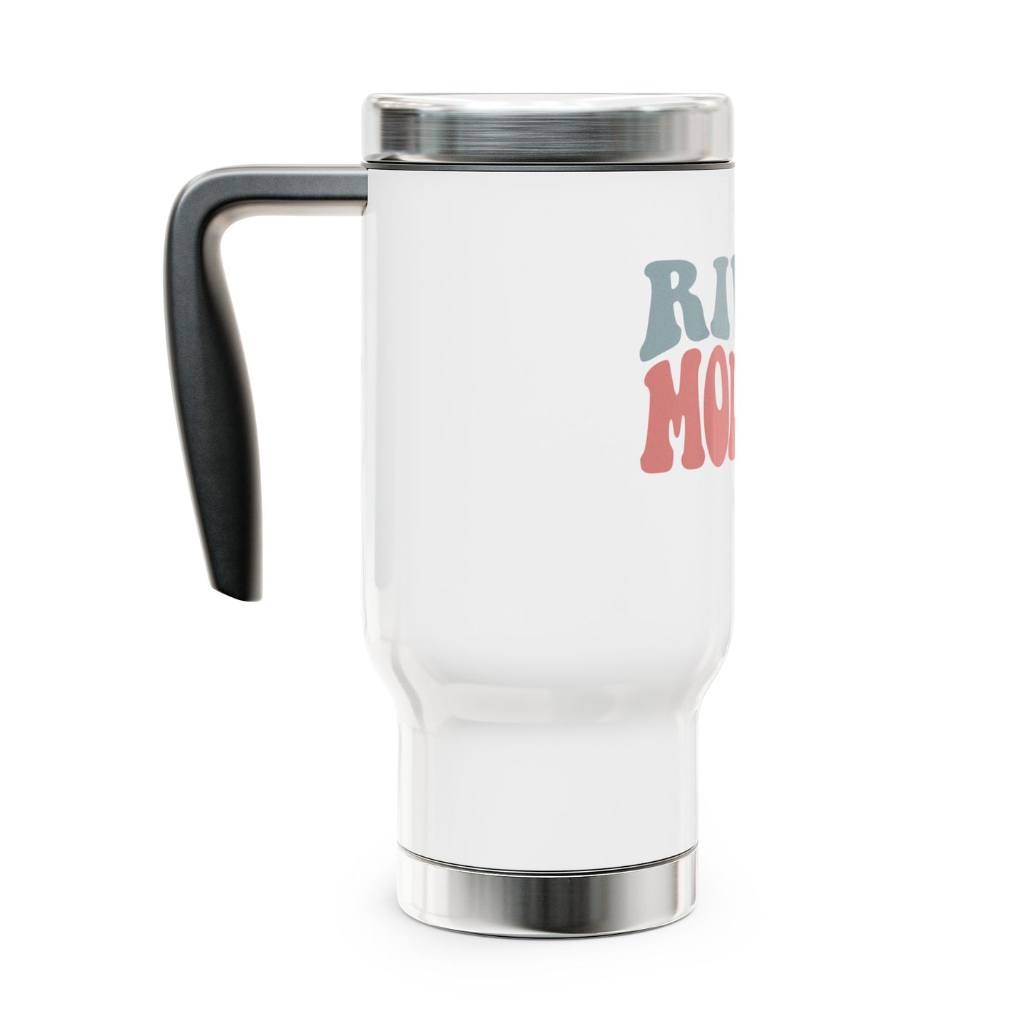 River Mode On Stainless Steel Travel Mug