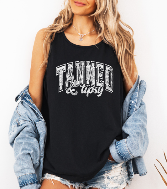 Tanked & Tipsy- Comfort Colors Tank