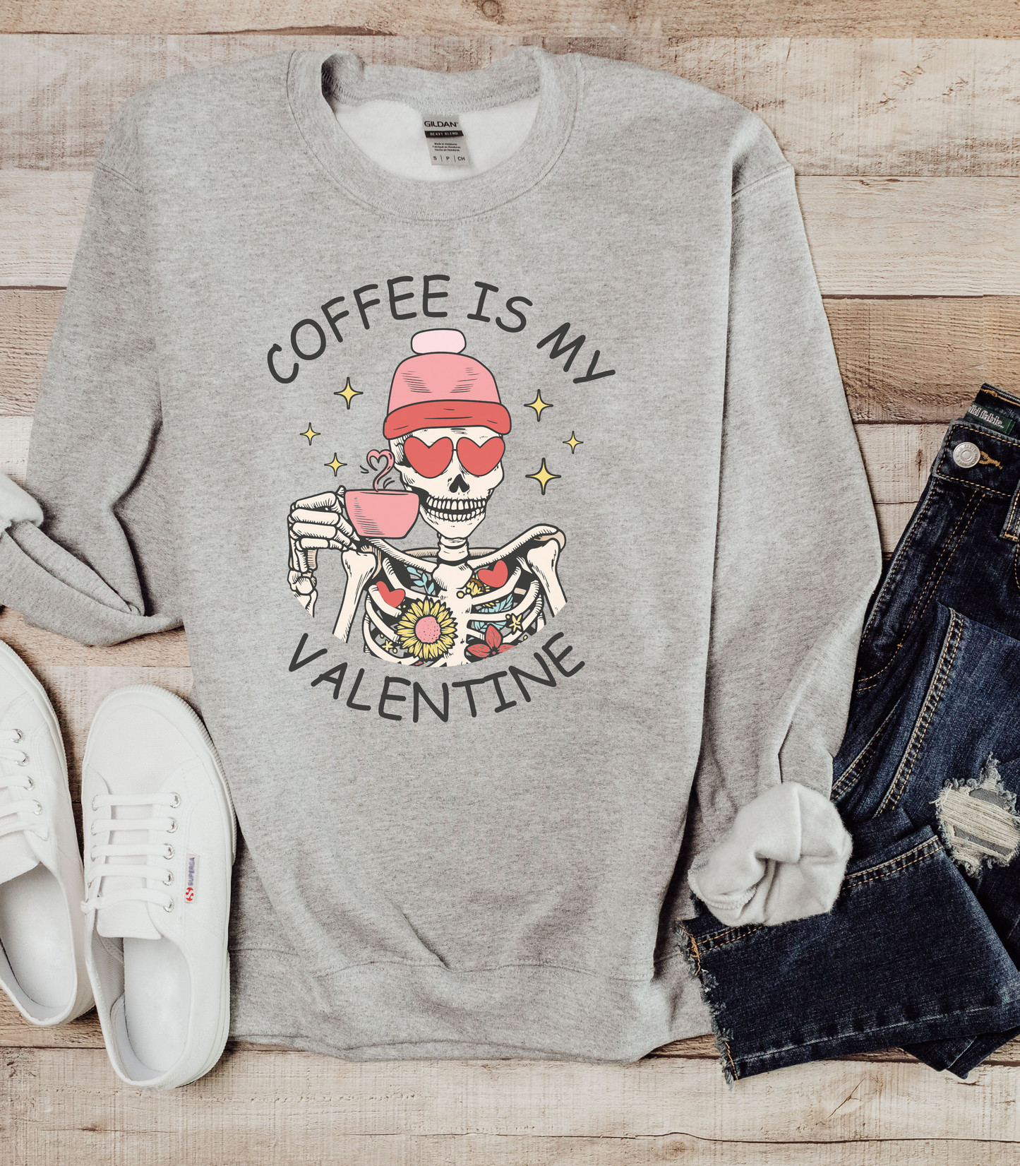 Coffee is my Valentine Sweatshirt