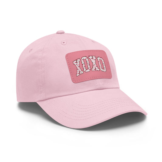 XOXO Leather Patch Ball Cap