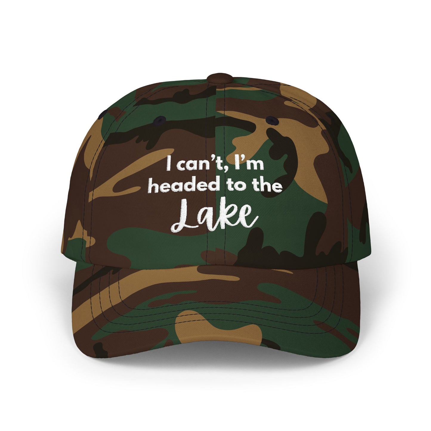 I can't, I'm headed to the Lake- Embroidered Hat