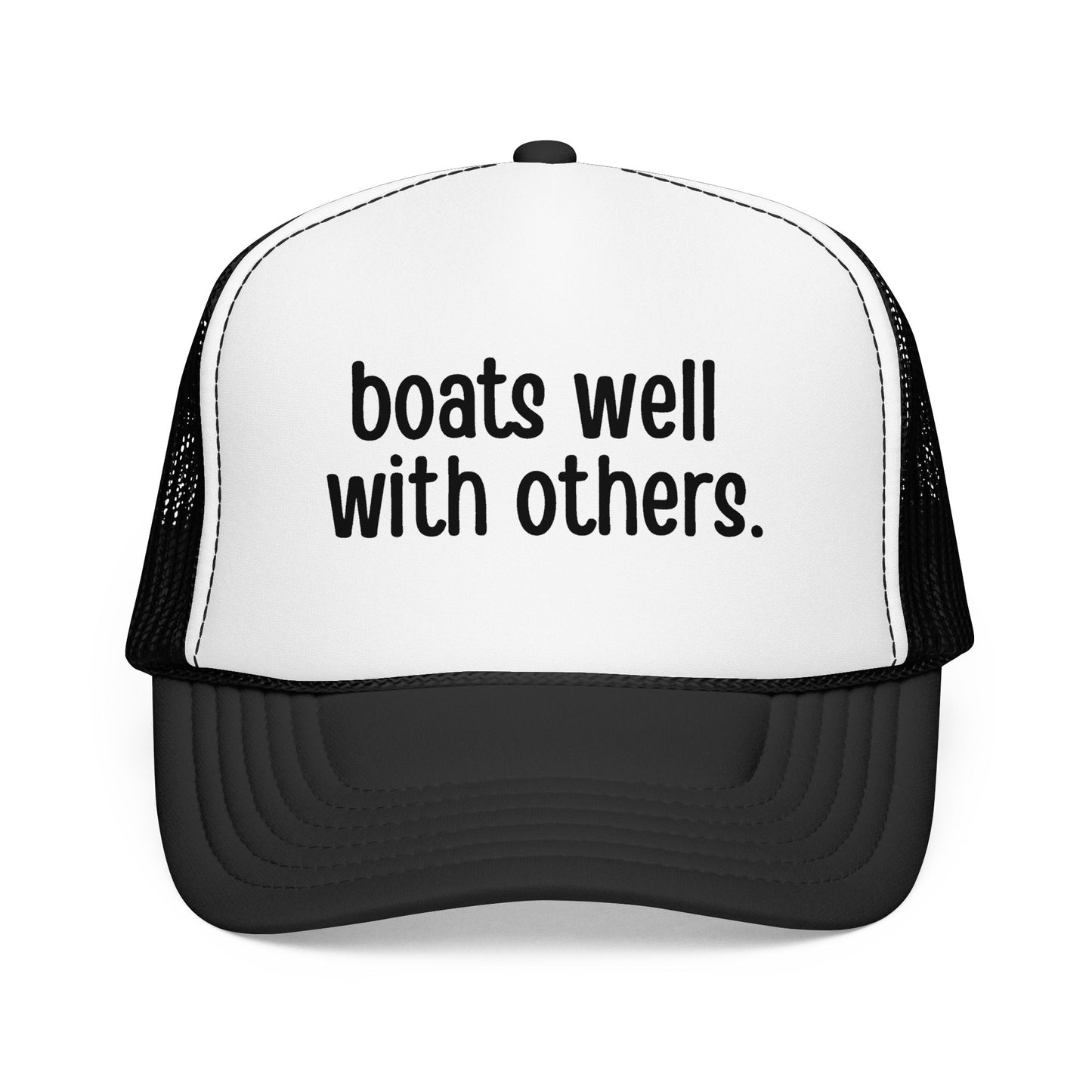 boats well with others Trucker Hat