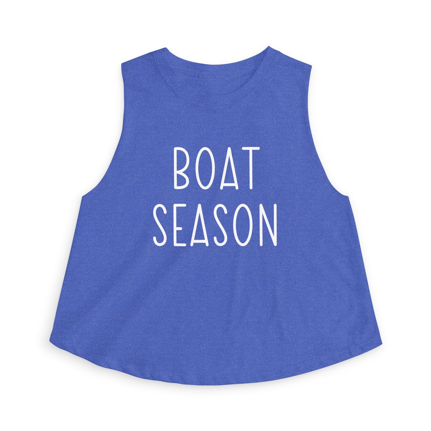 Boat Season Crop Top Tank