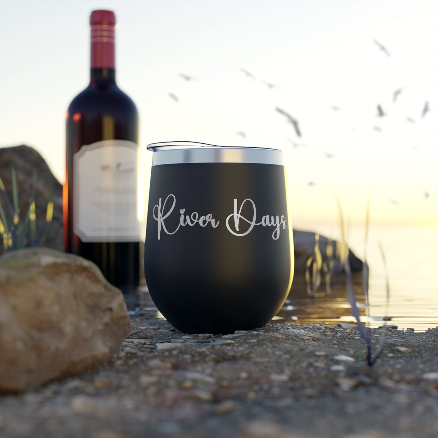 River Days- 12oz Wine Tumbler
