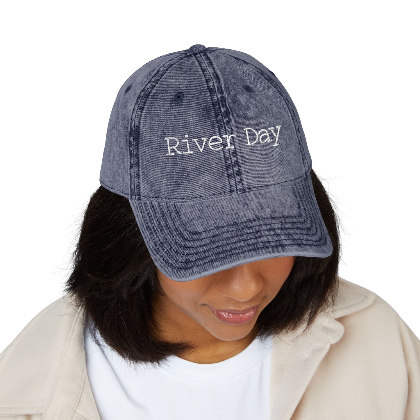 River Day Vintage Embroidered Cap