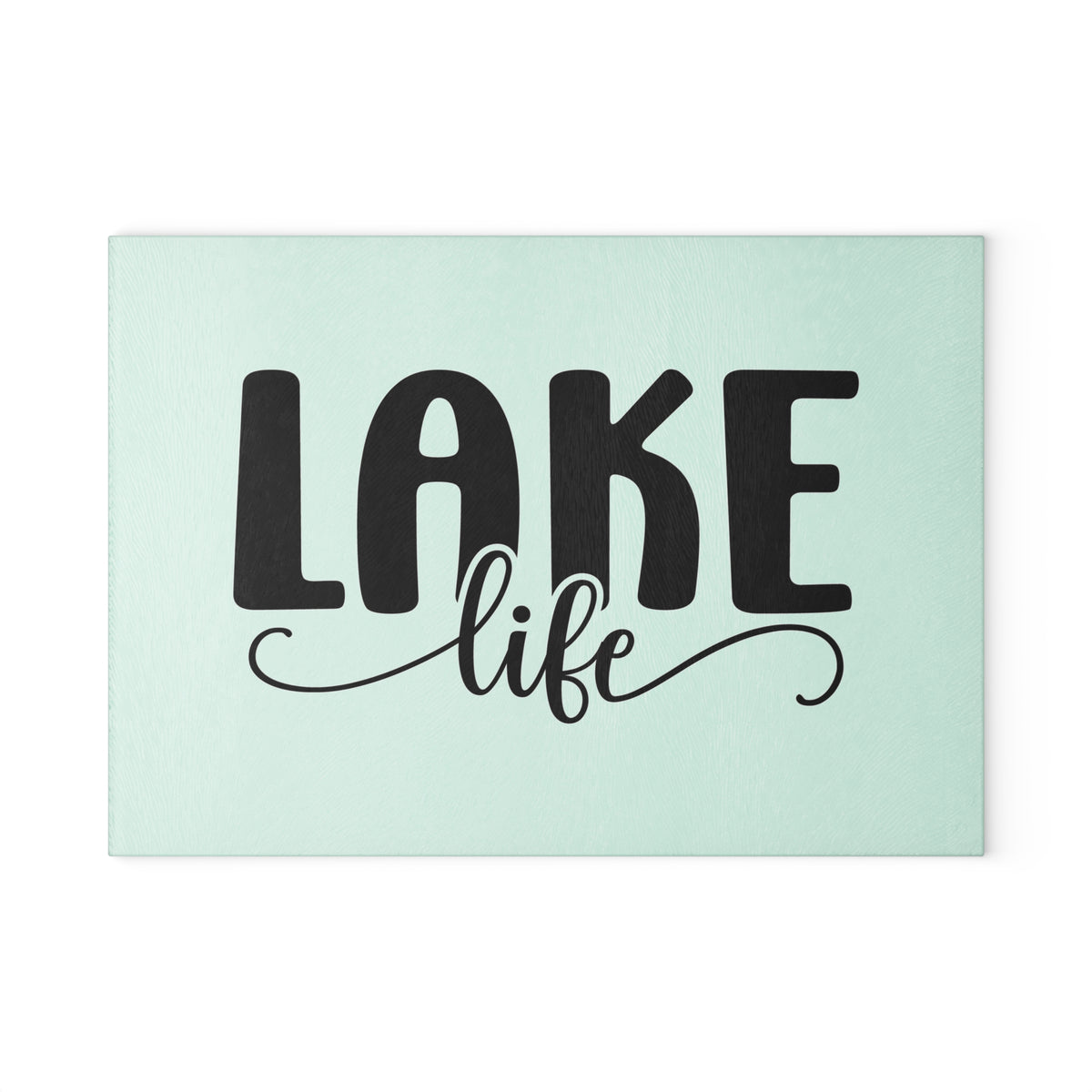 Lake Life Glass Cutting Board