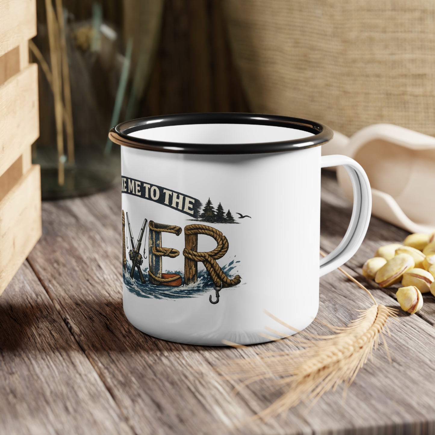 Take Me to the River Enamel Camp Cup