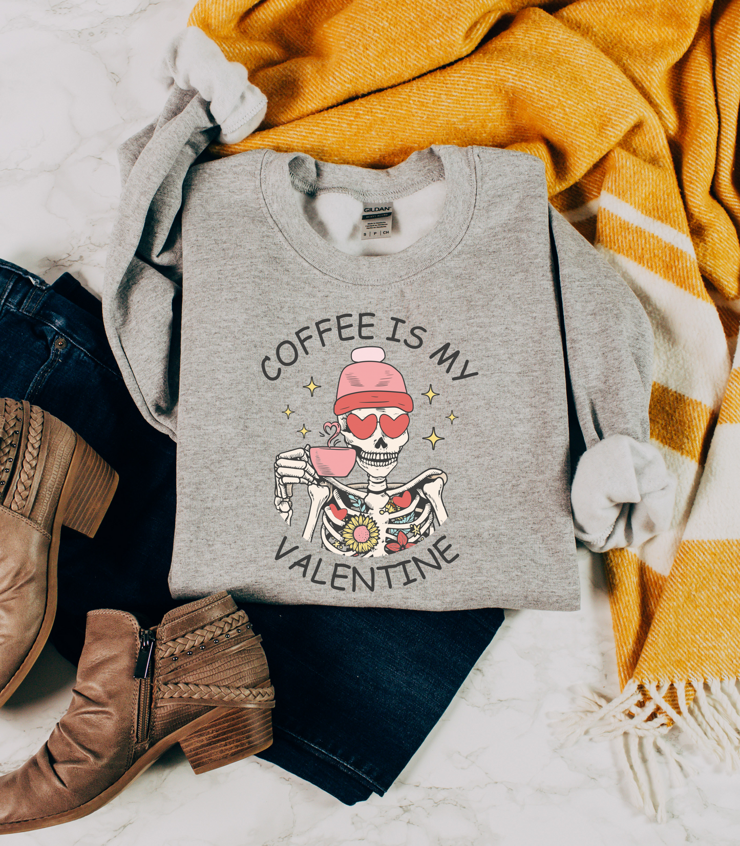 Coffee is my Valentine Sweatshirt
