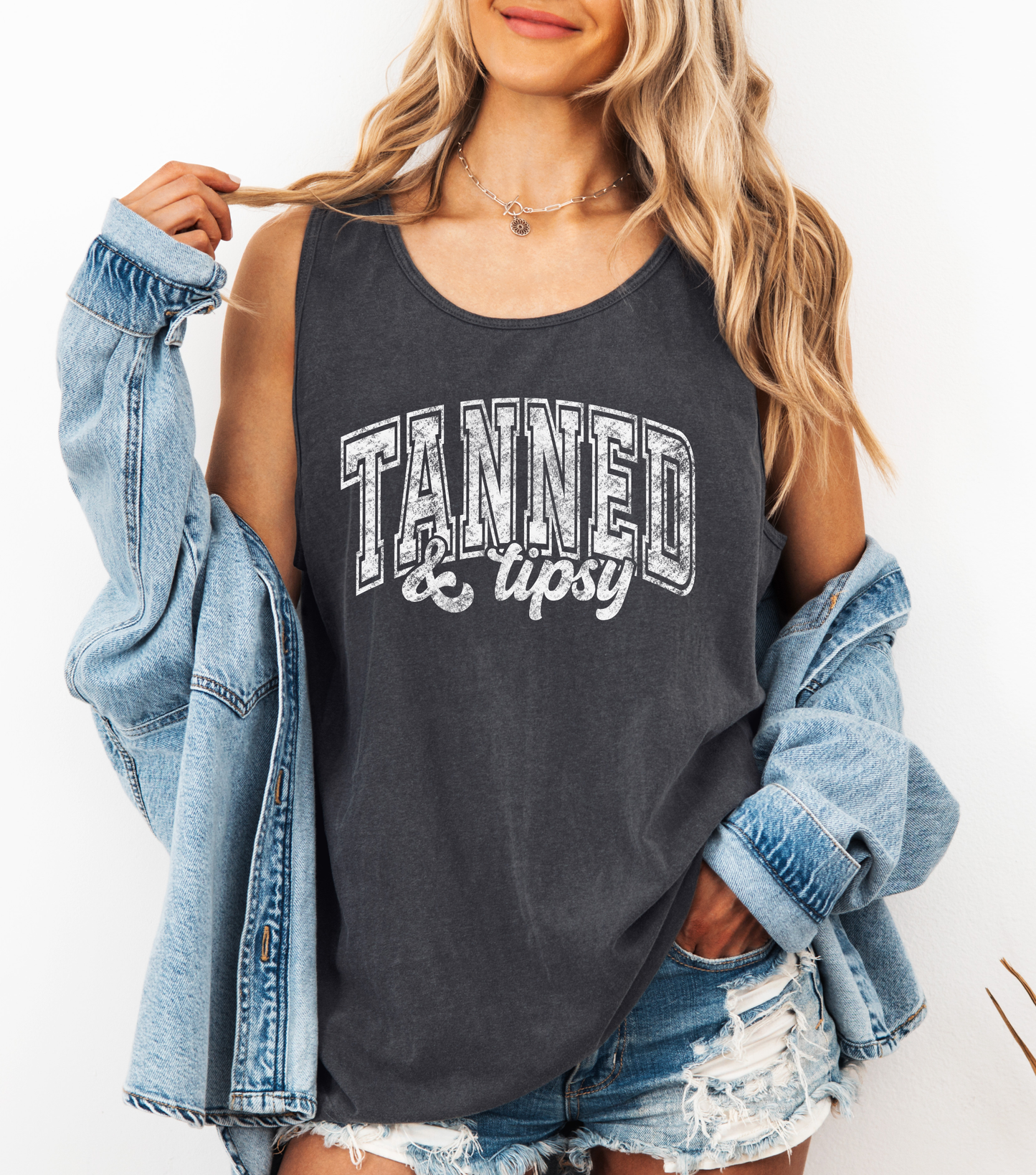 Tanked & Tipsy- Comfort Colors Tank