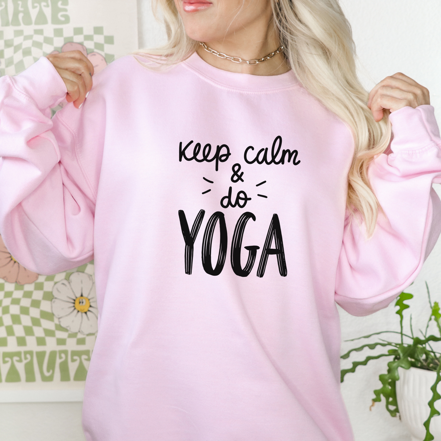 Keep Calm & do Yoga Sweatshirt