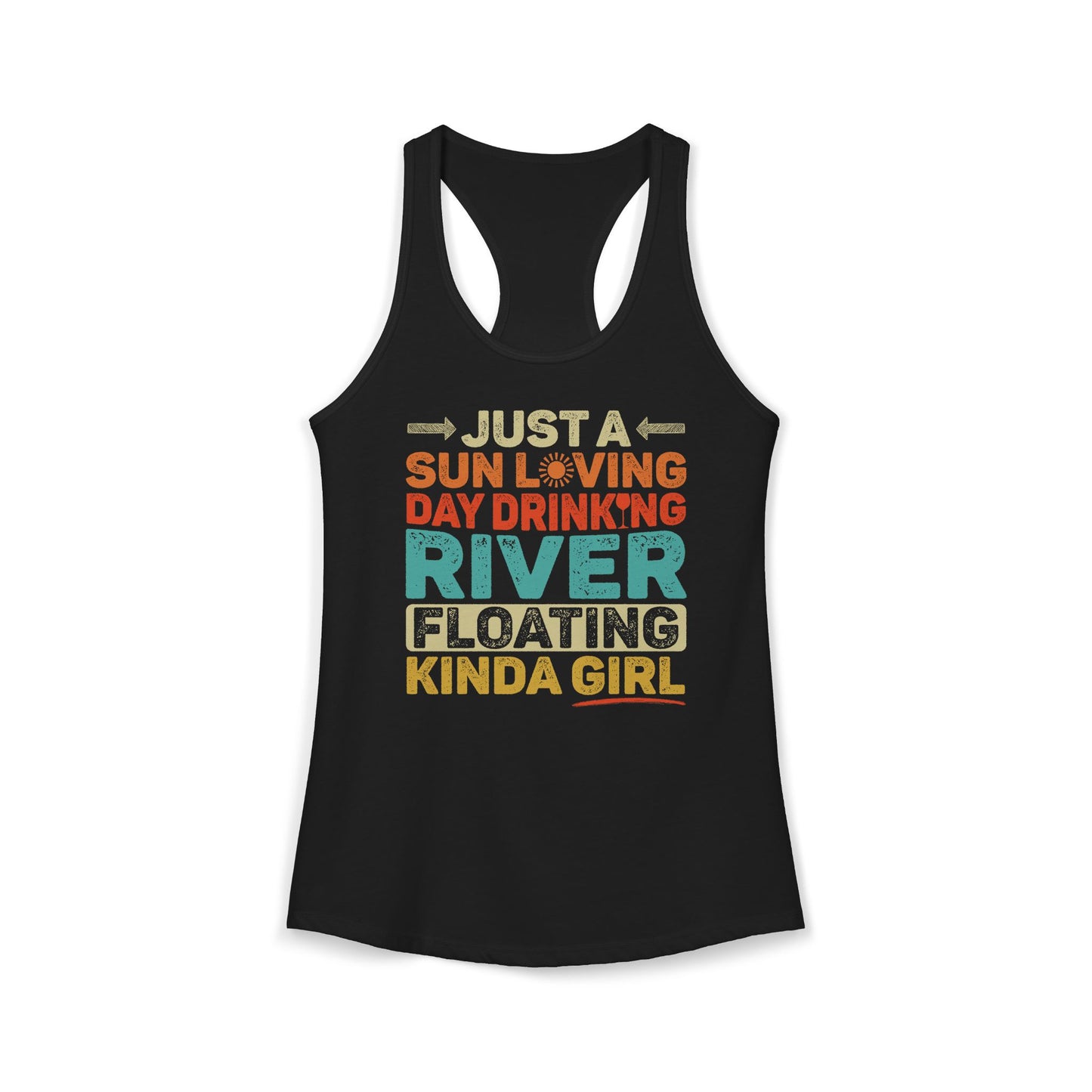 River Quote Racerback Tank