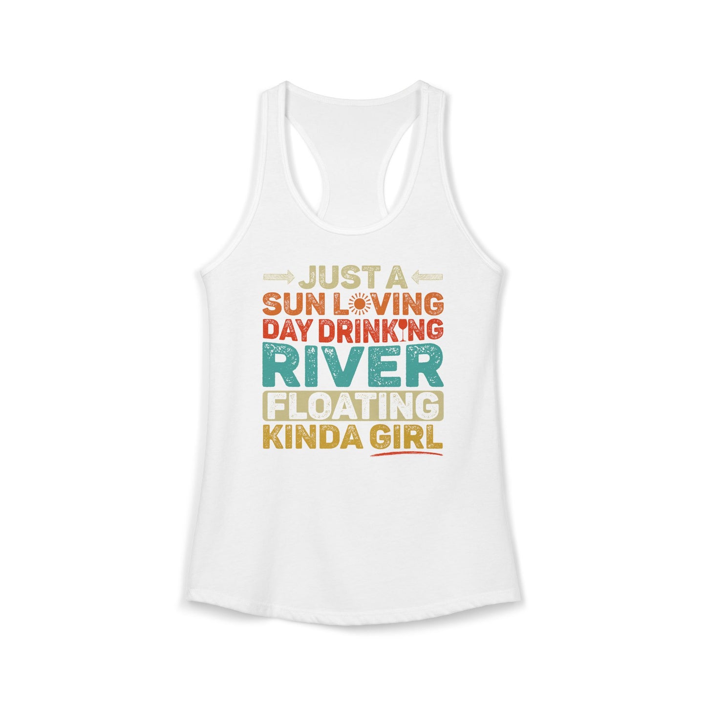 River Quote Racerback Tank