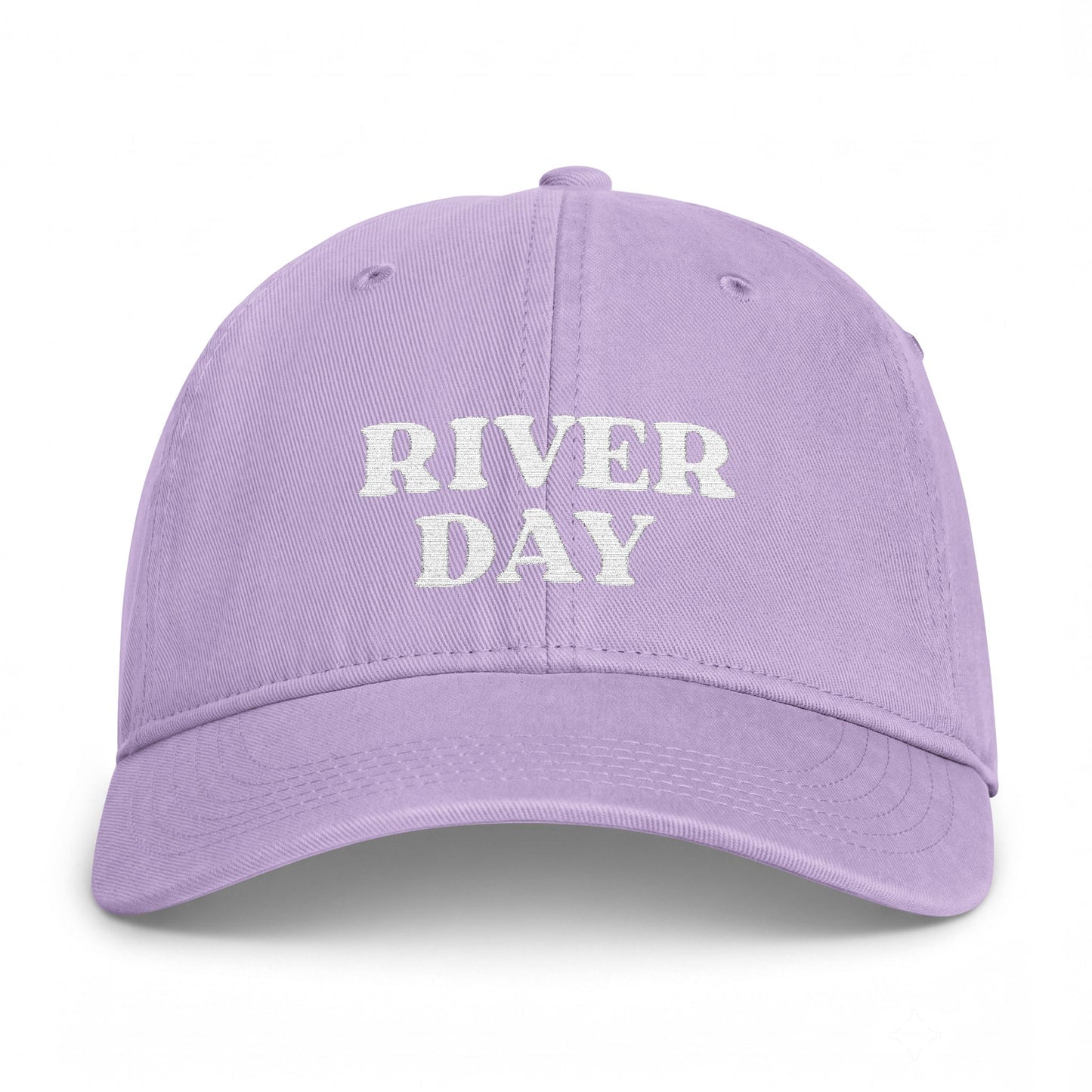 Washed River Day Embroidered Hat