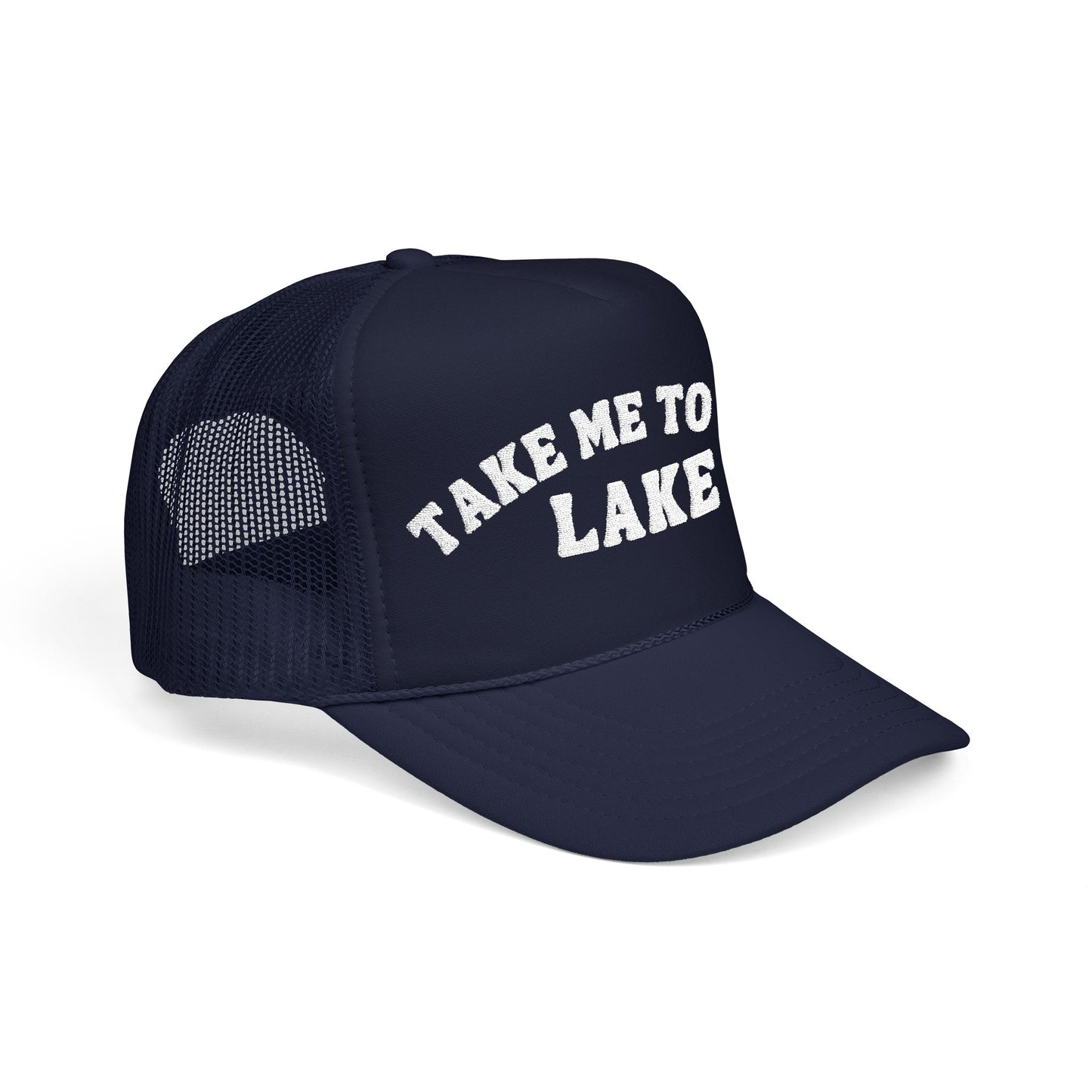 Take Me to the Lake- Embroidered Trucker Hat