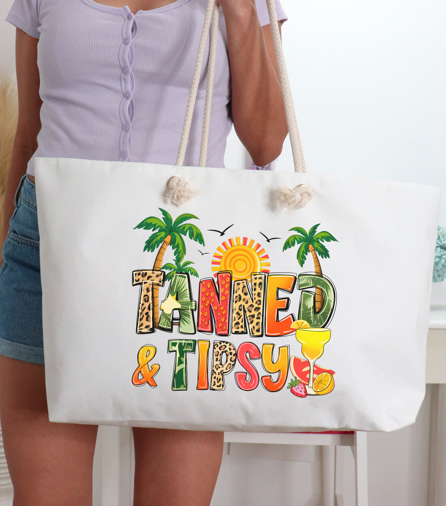Tanned & Tipsy Weekender Bag