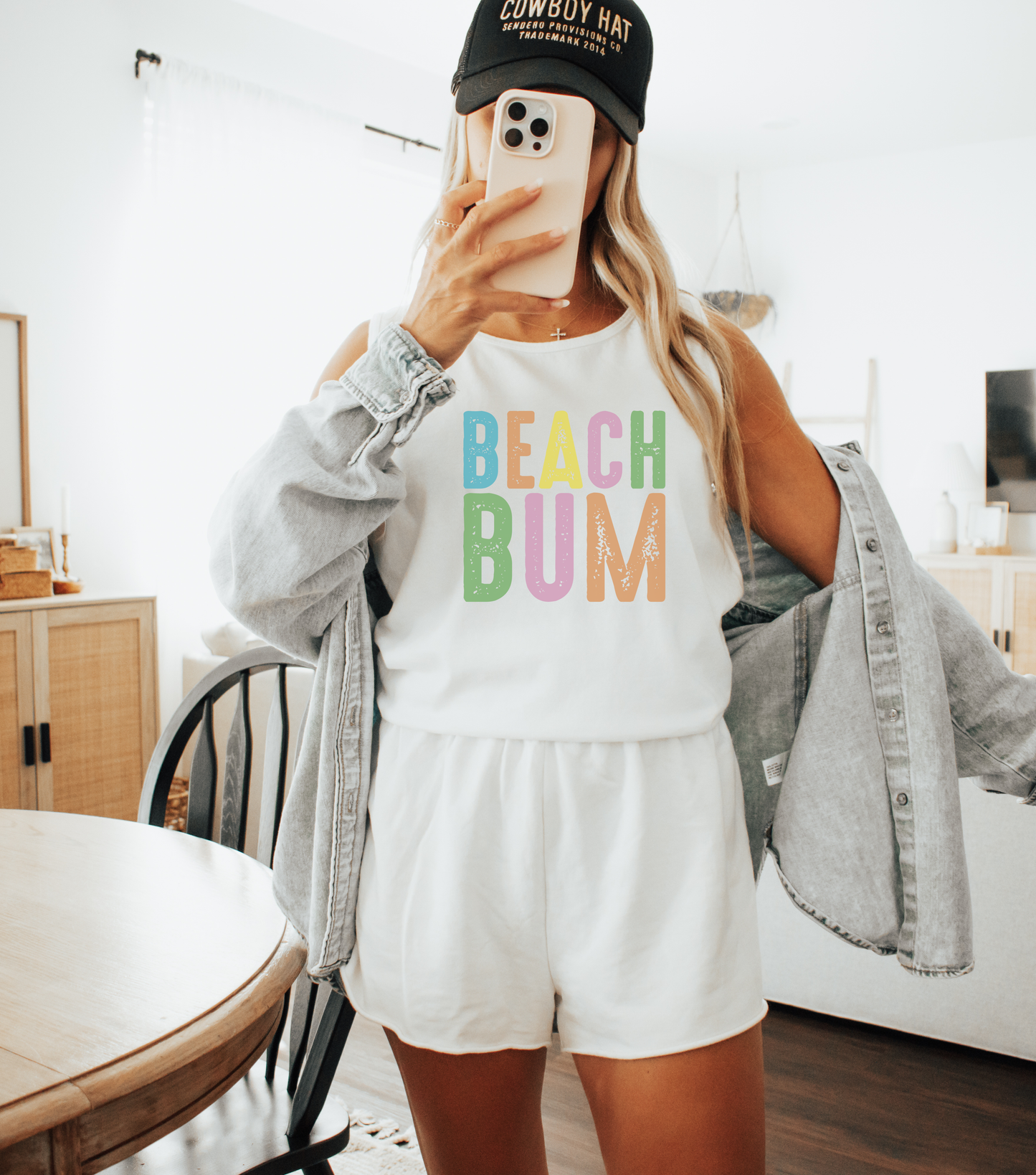 Beach Bum Tank Top — Colorful Retro Summer Graphic Tank