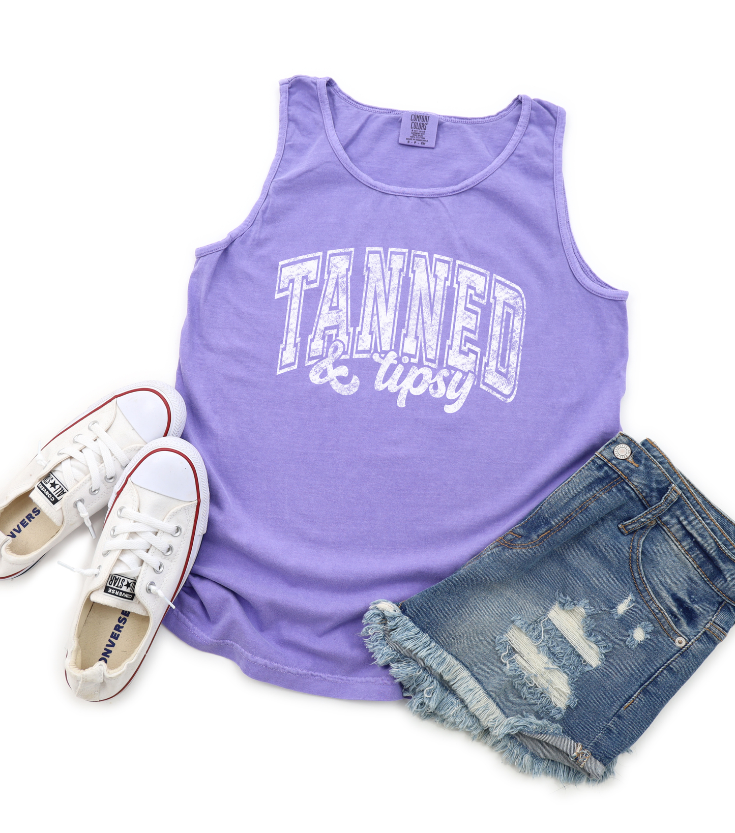 Tanked & Tipsy- Comfort Colors Tank