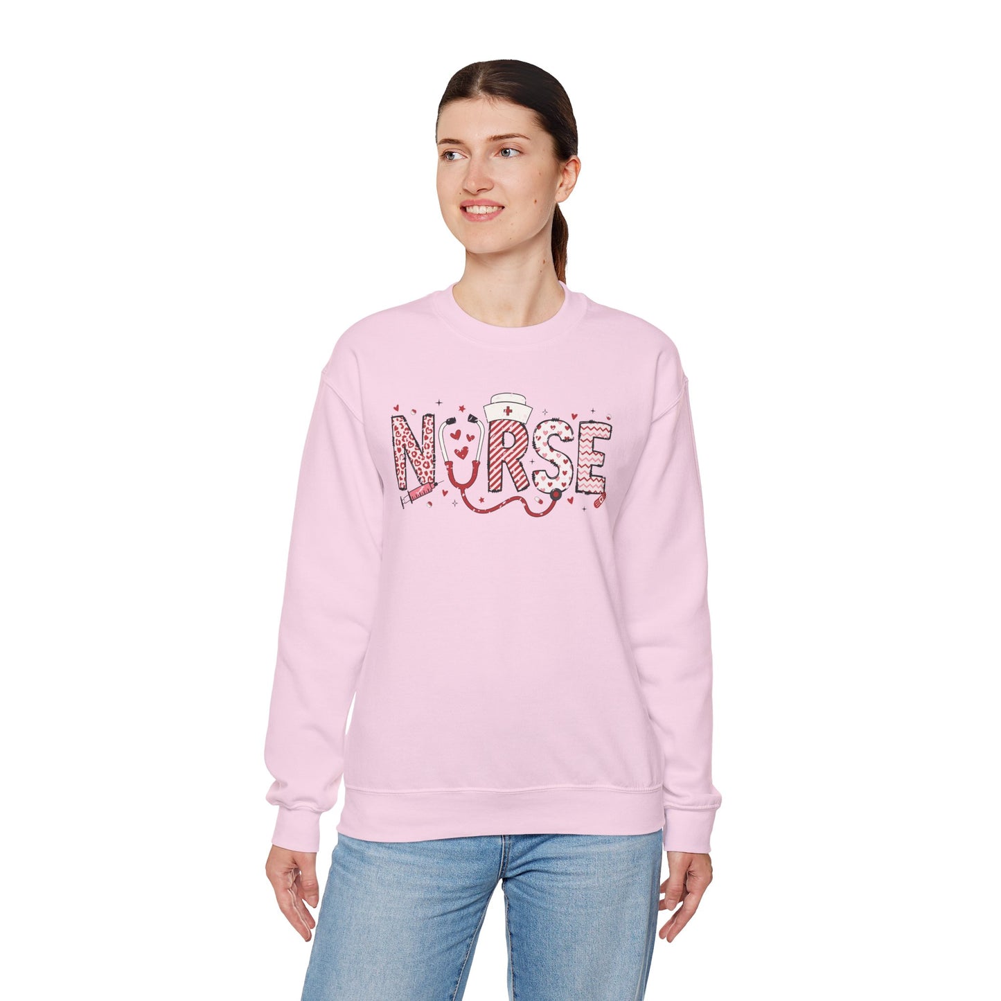 Nurse Valentine Themed Sweatshirt