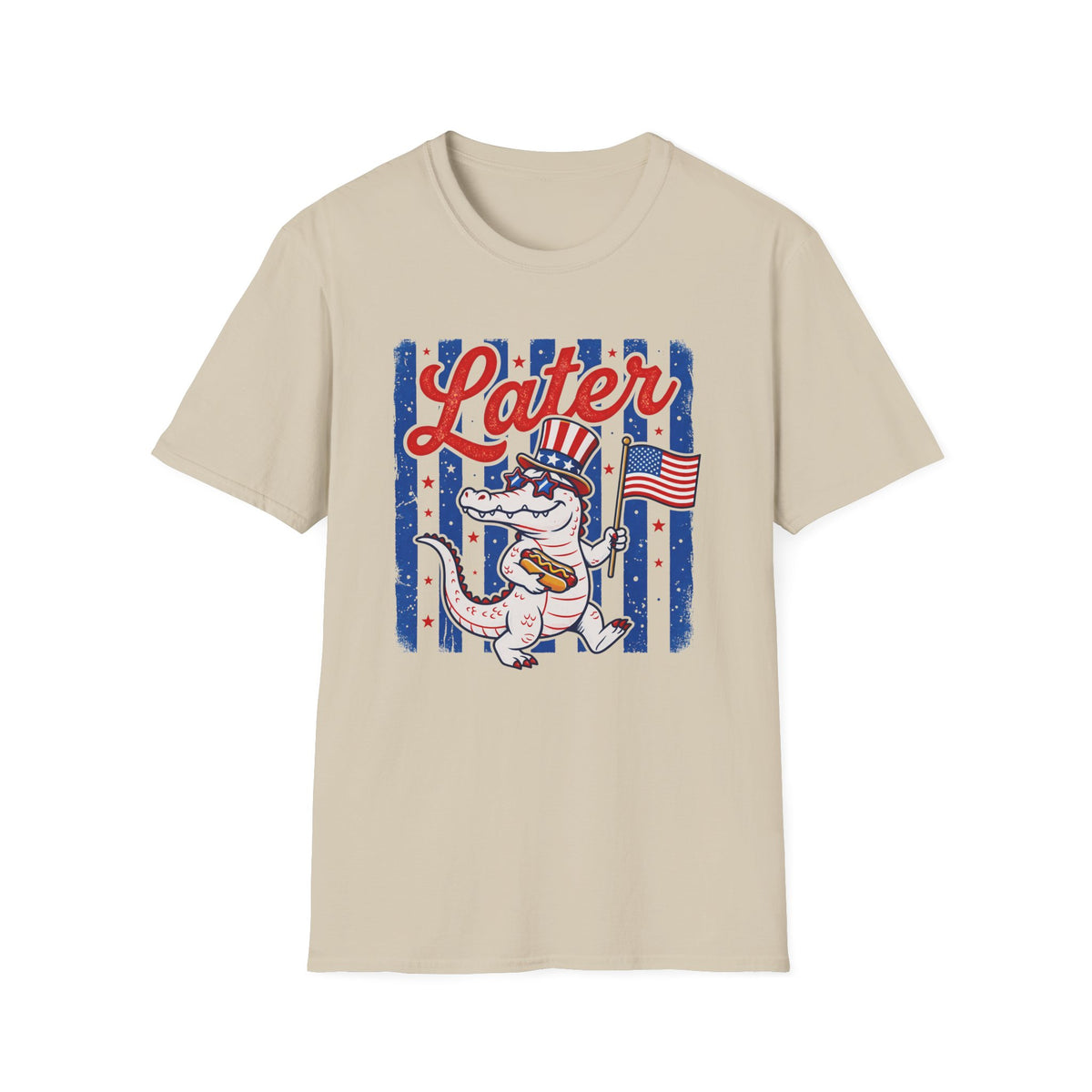 Later Alligator Patriotic T-shirt