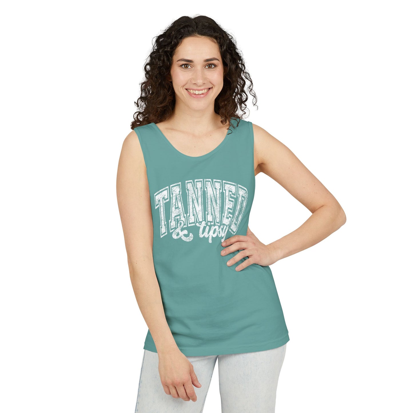Tanked & Tipsy- Comfort Colors Tank