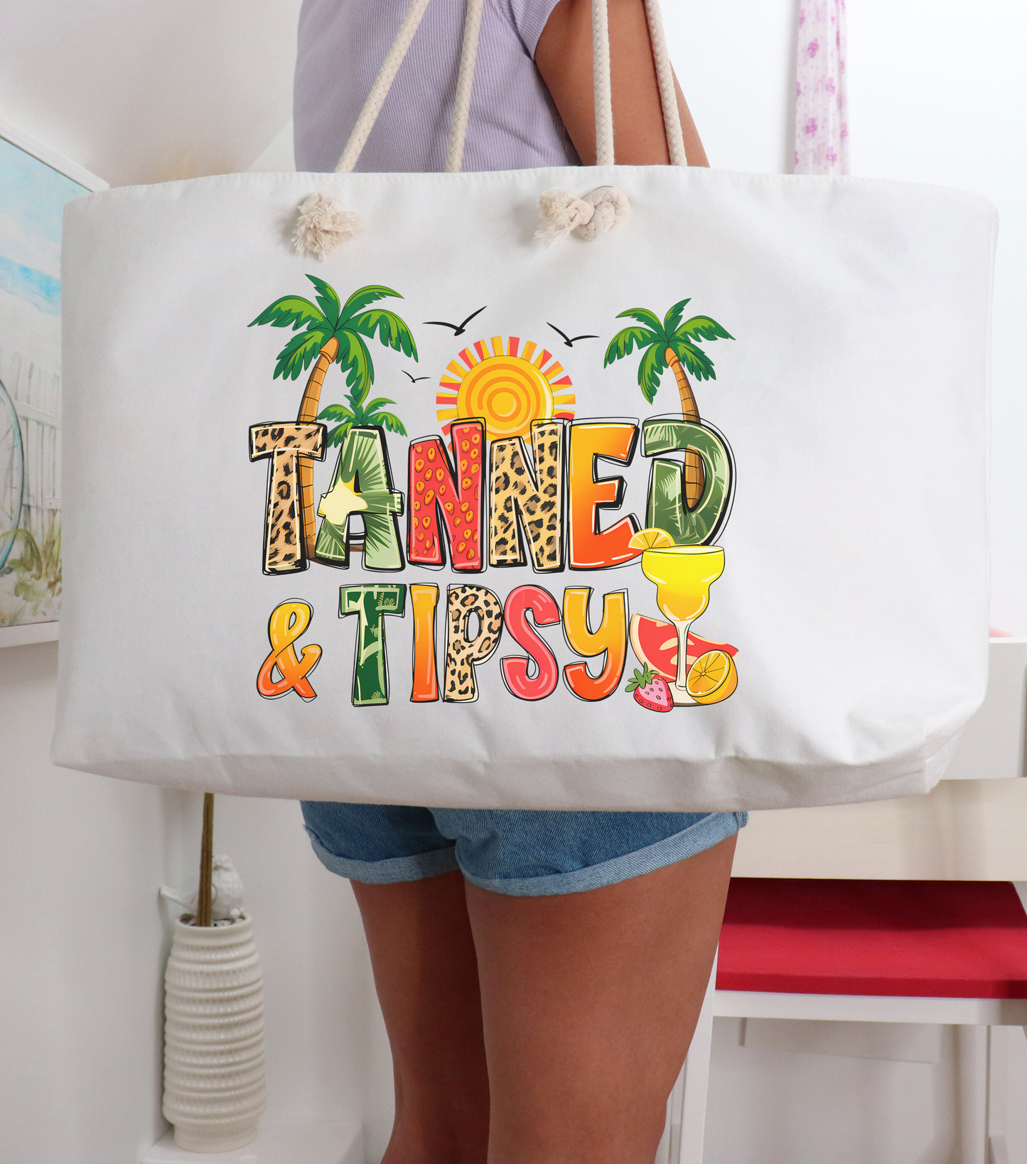 Tanned & Tipsy Weekender Bag