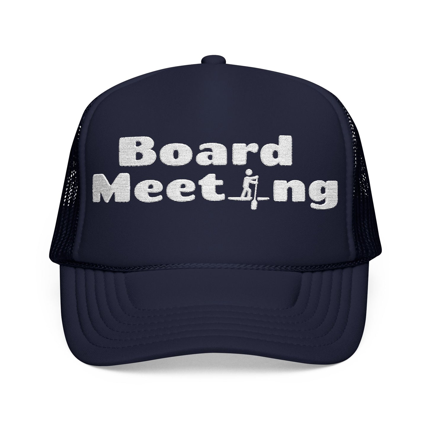 Board Meeting Embroidered Trucker Hat