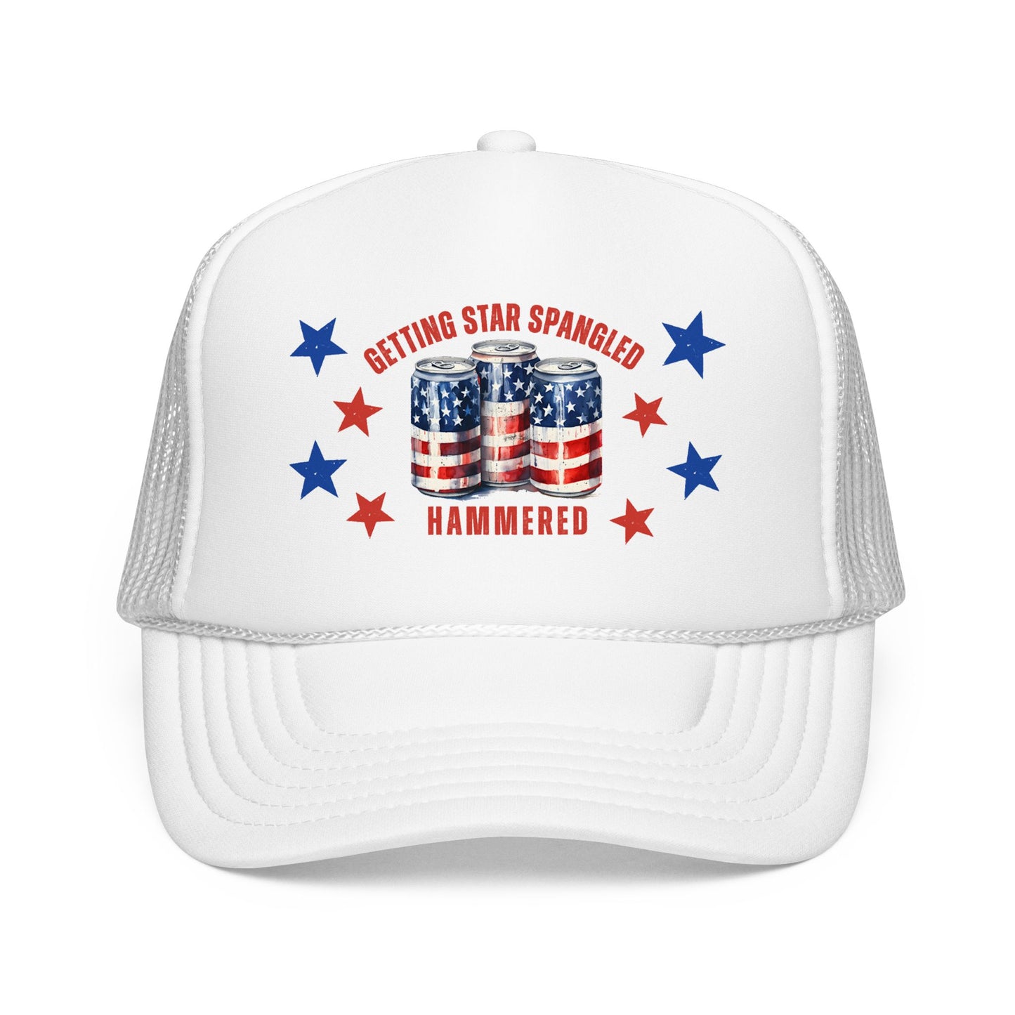 Getting Star Spangled Hammered Trucker Hat