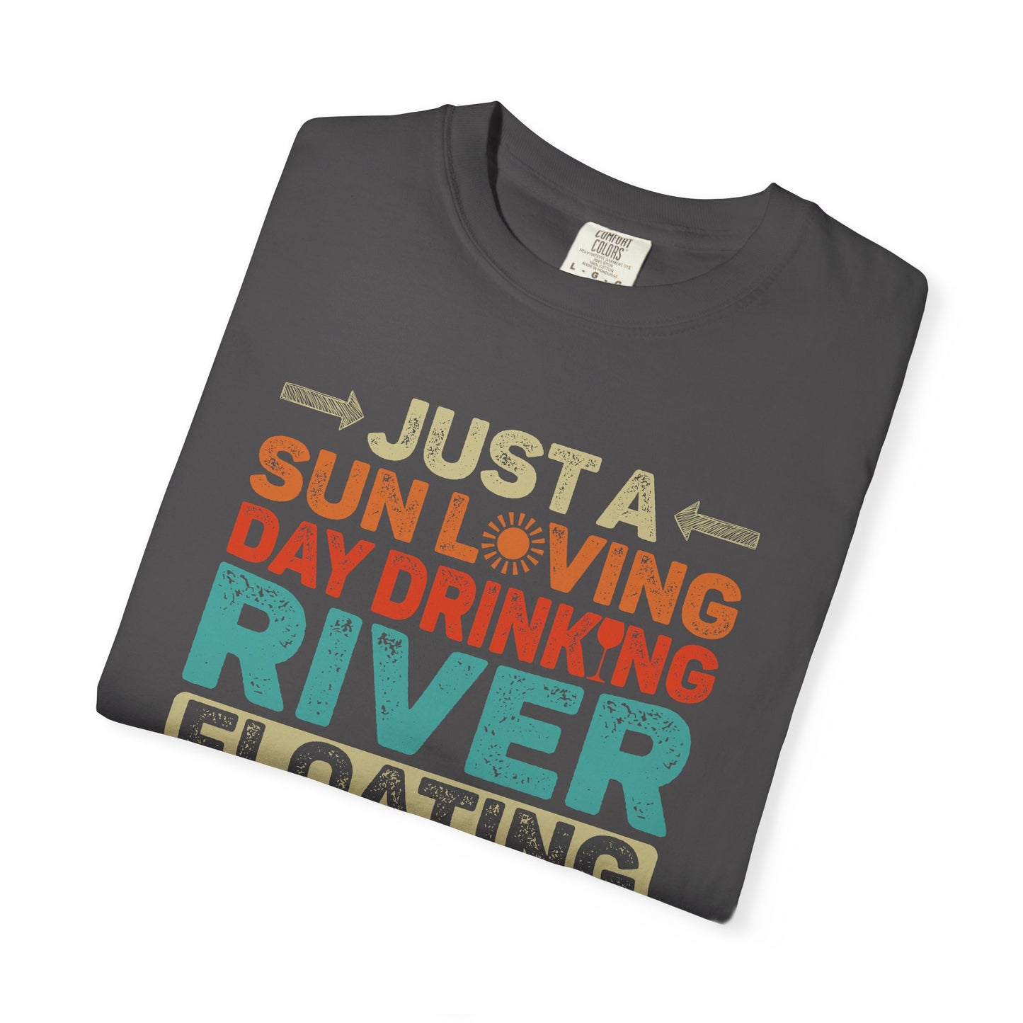 River Floating Graphic T-Shirt- Comfort Colors