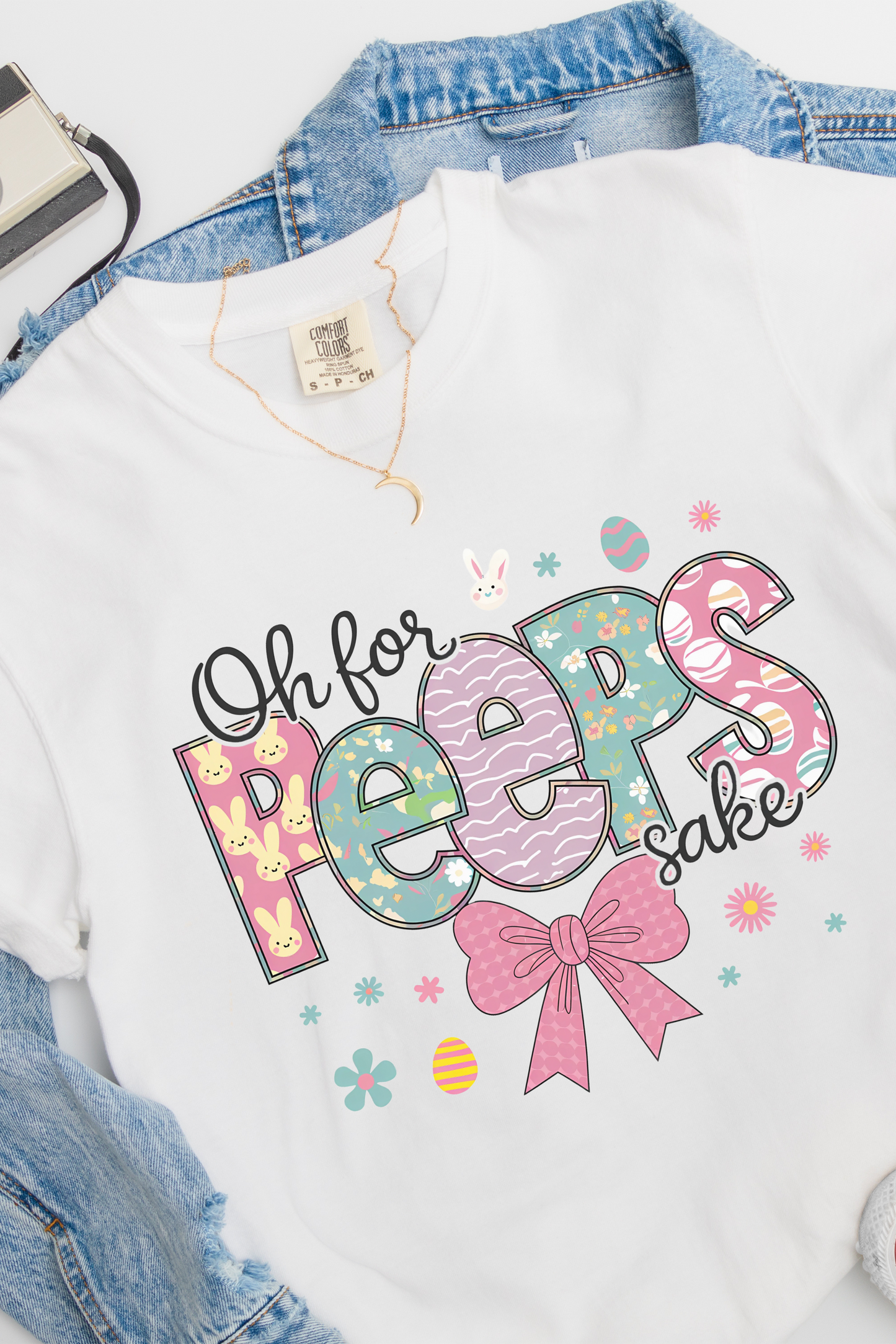 Oh For Peeps Sake Comfort Colors Easter T-shirt