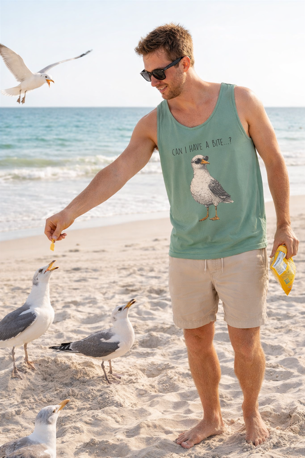 Seagull Comfort Colors Tank