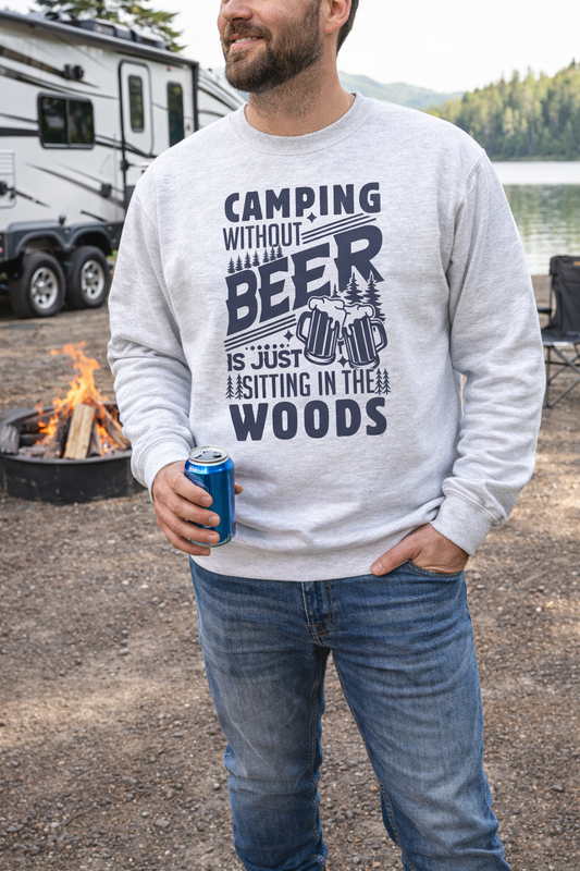 Camping Without Beer Sweatshirt